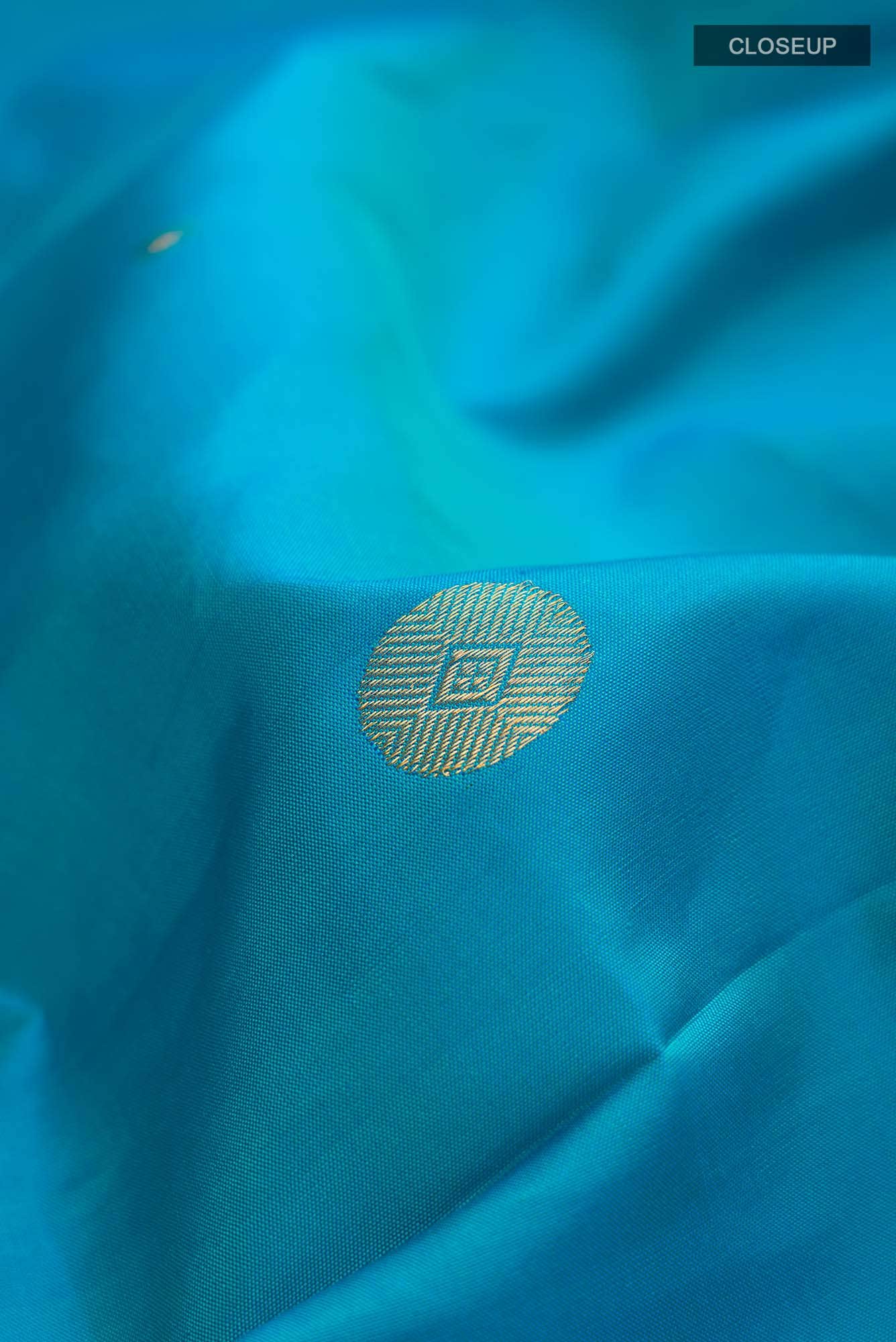 Blue Kanchipuram Silk Saree