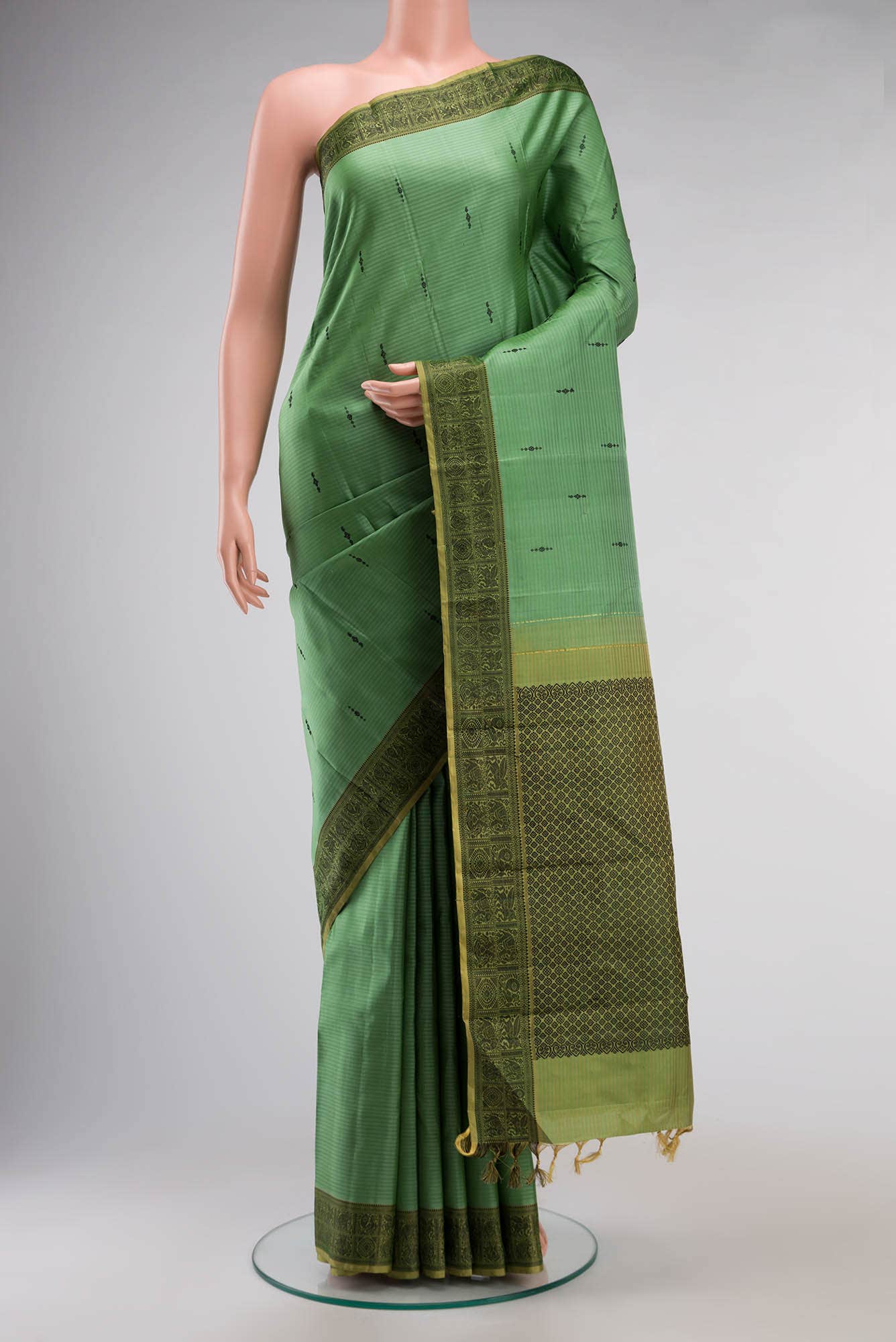 Green Kanchipuram Silk Saree