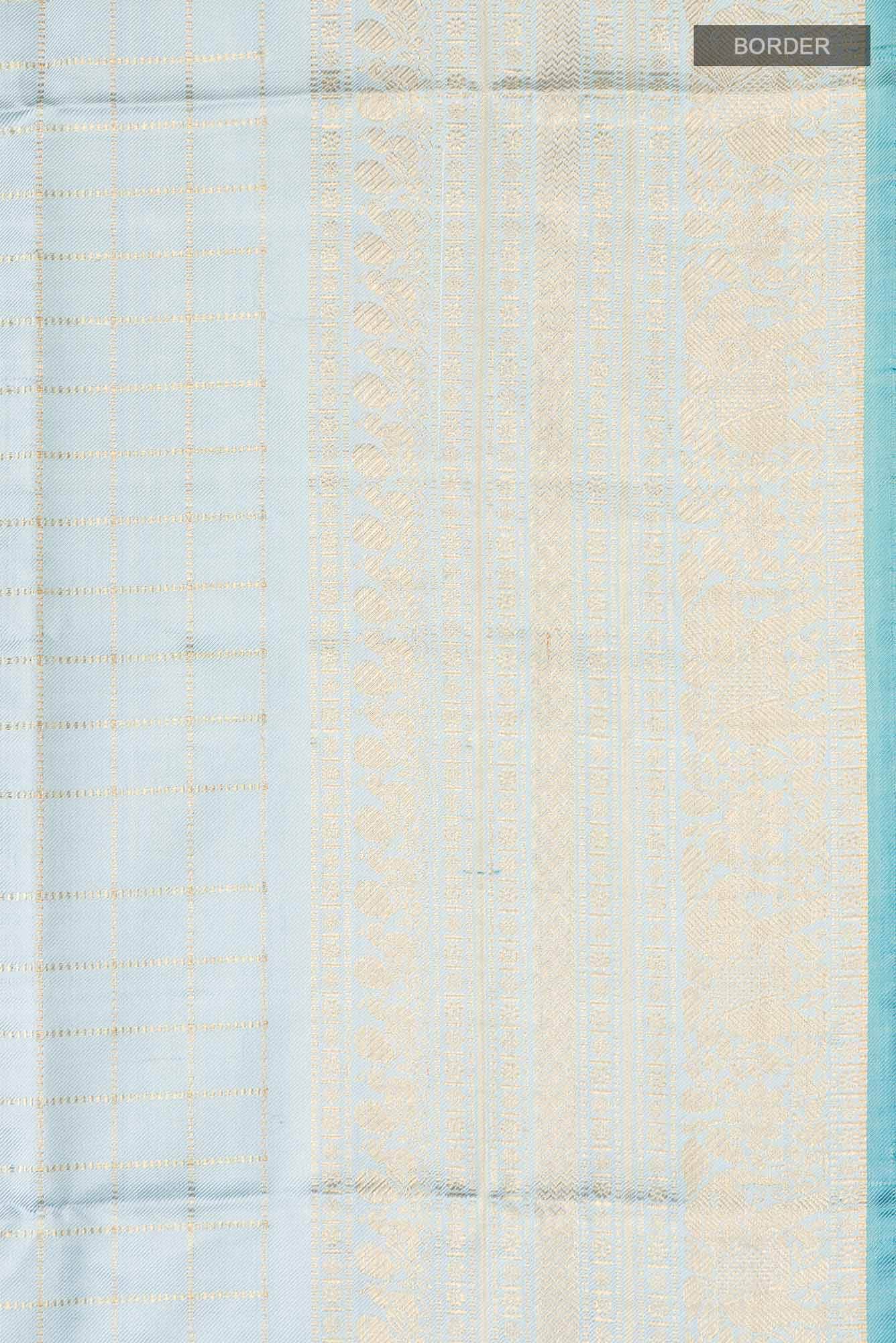 Blue Kanchipuram Silk Saree