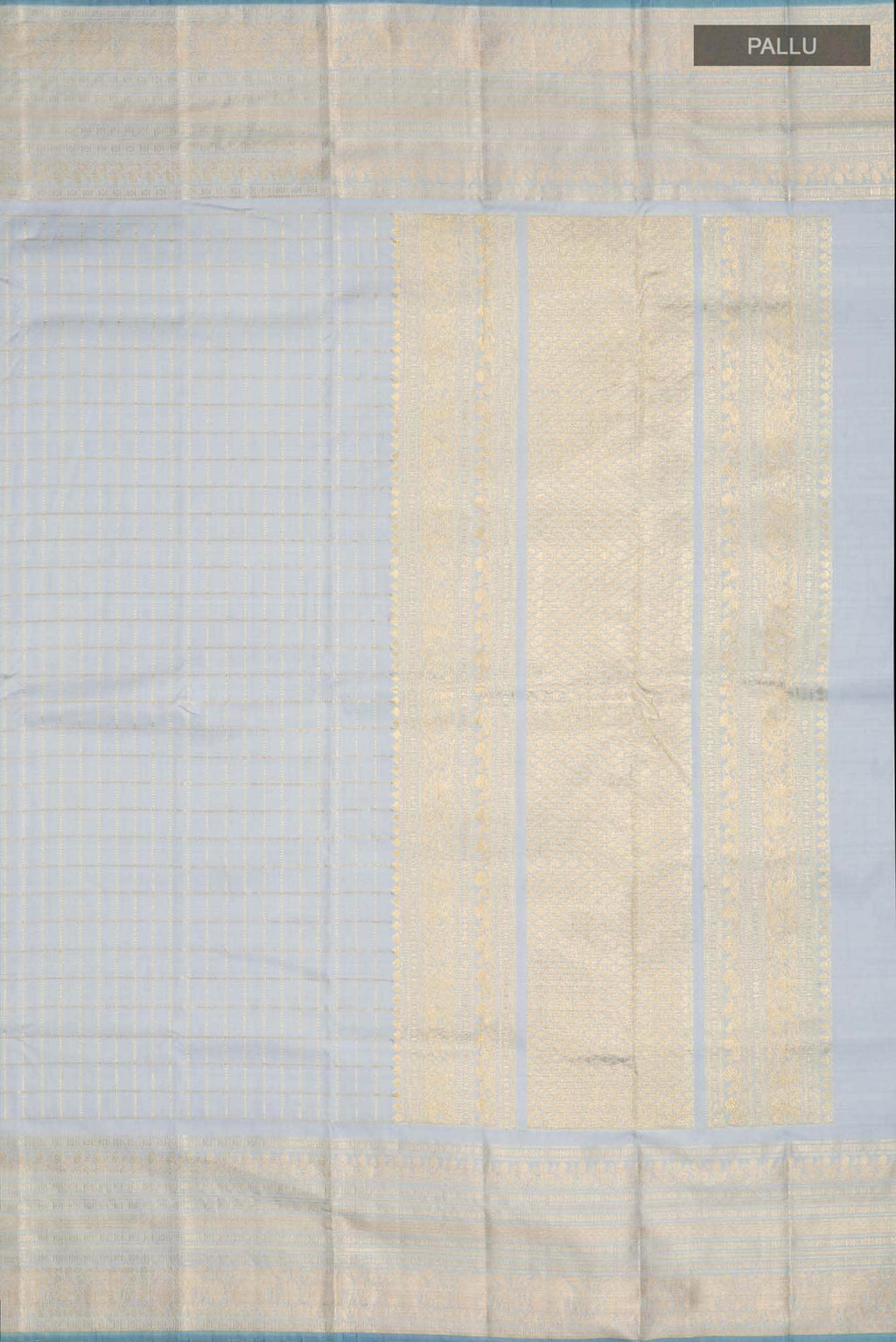 Blue Kanchipuram Silk Saree