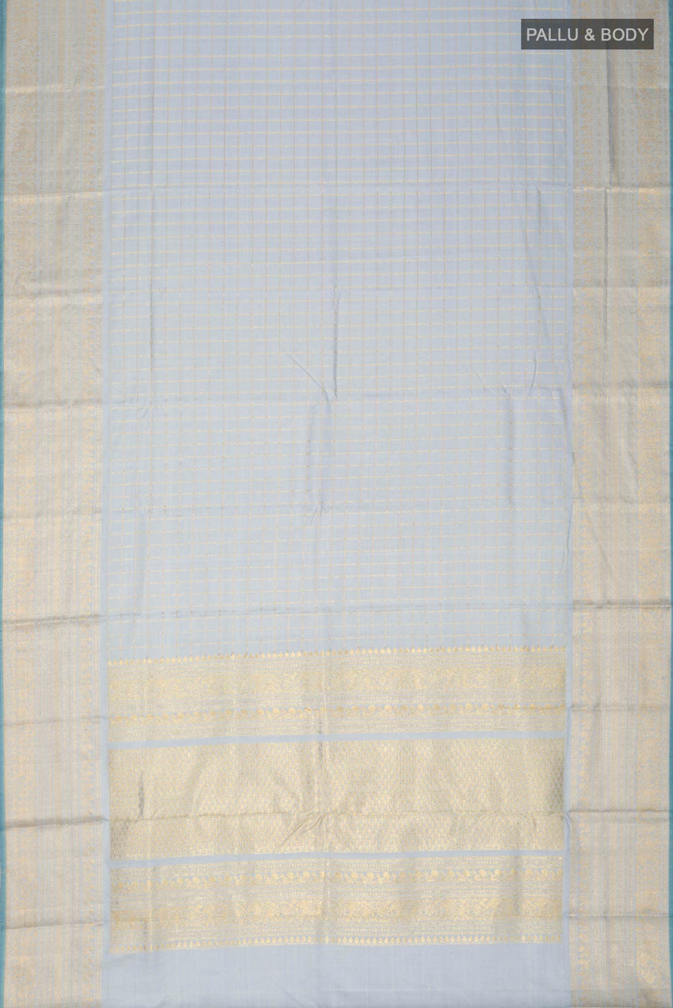 Blue Kanchipuram Silk Saree