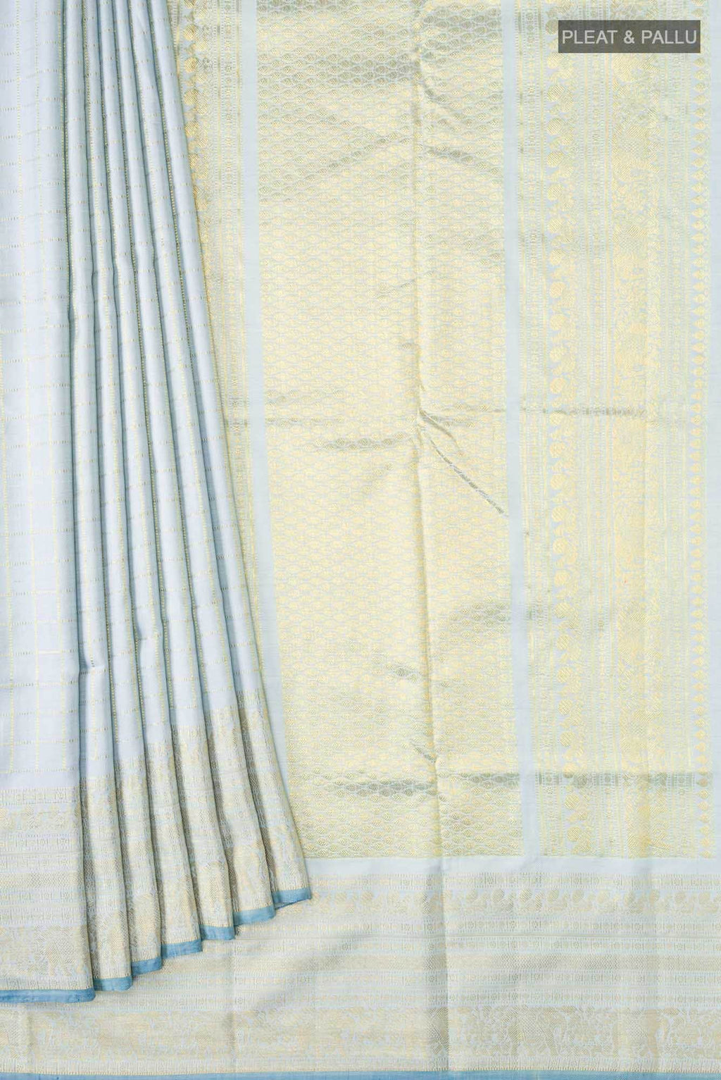 Blue Kanchipuram Silk Saree