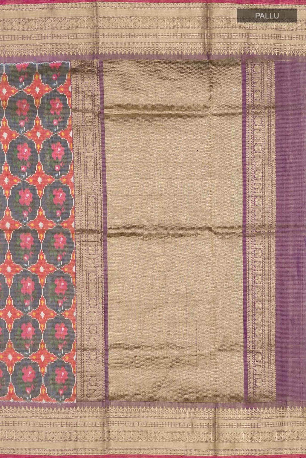 Blue Rajkot Patola Silk Saree