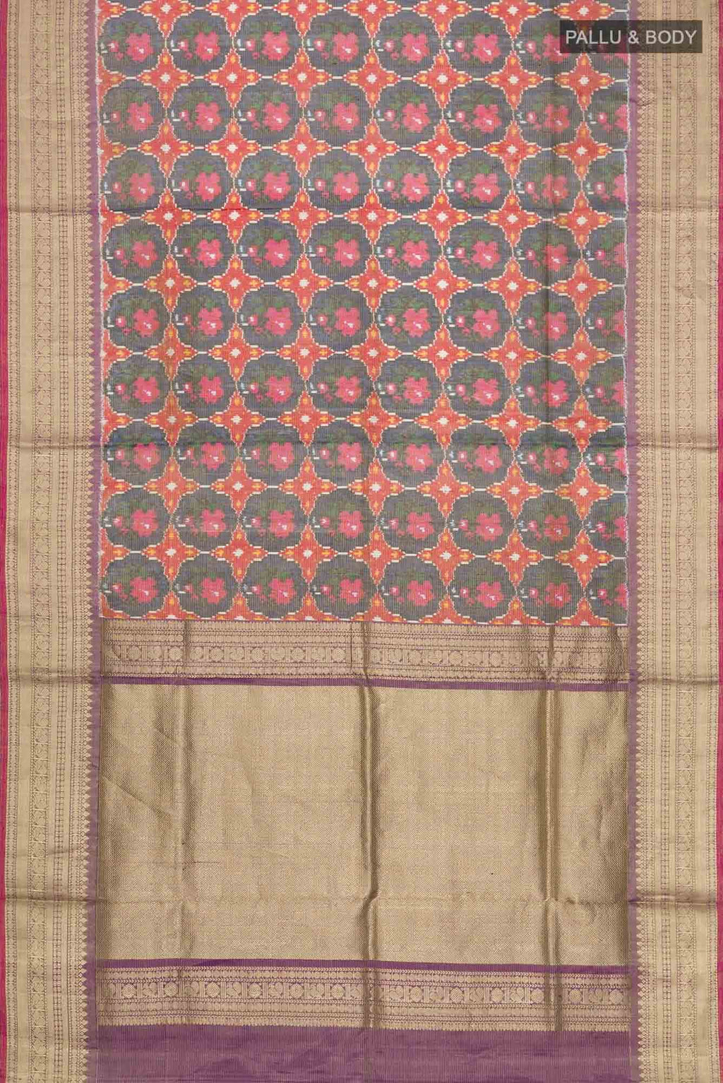 Blue Rajkot Patola Silk Saree