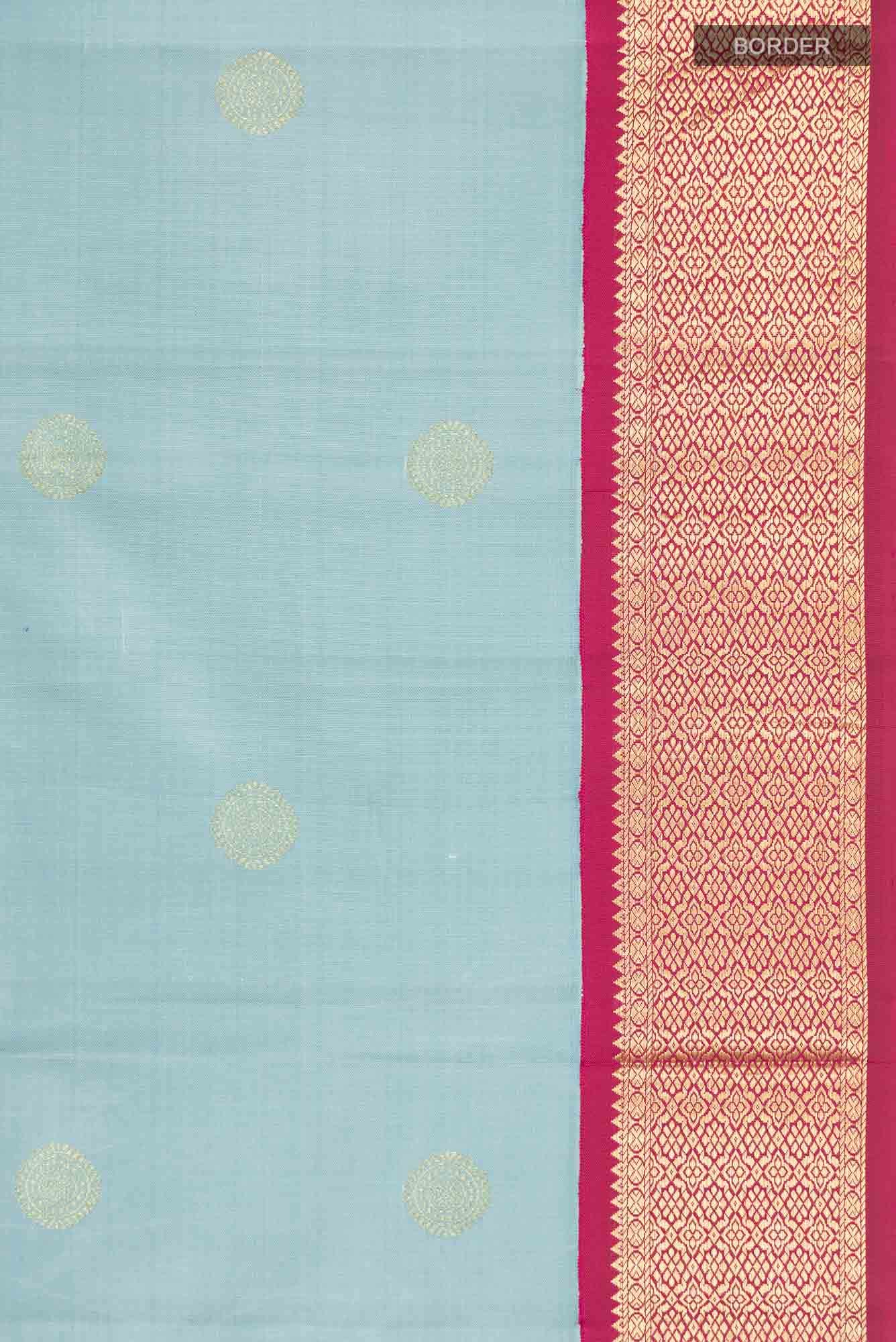 Blue Kanchipuram Silk Saree