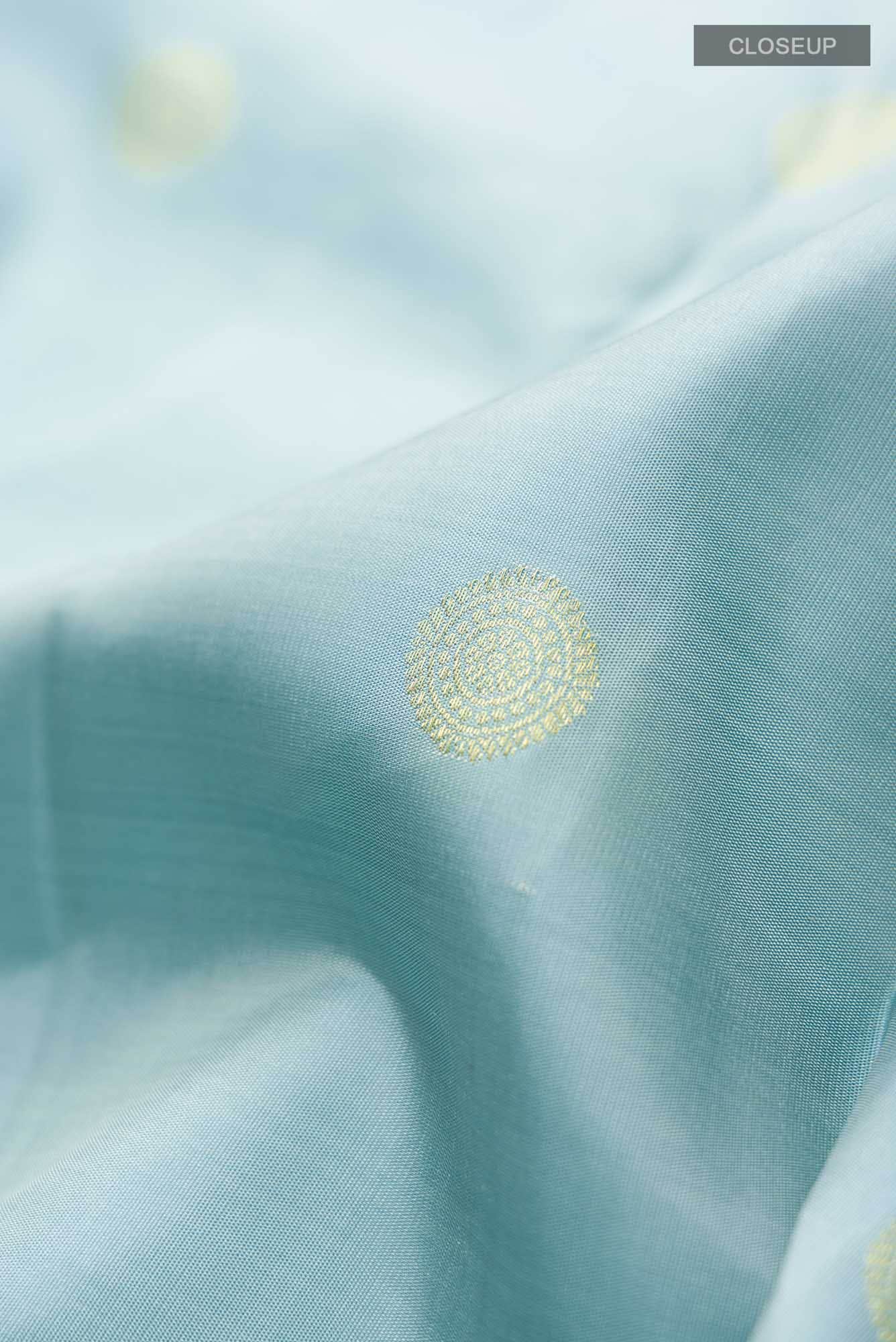 Blue Kanchipuram Silk Saree
