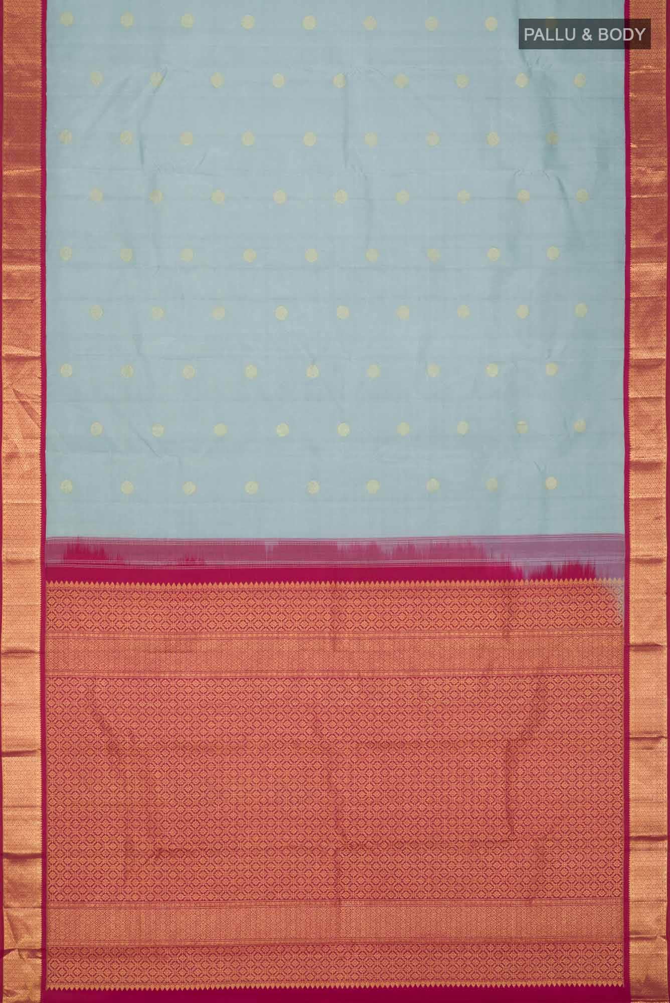 Blue Kanchipuram Silk Saree
