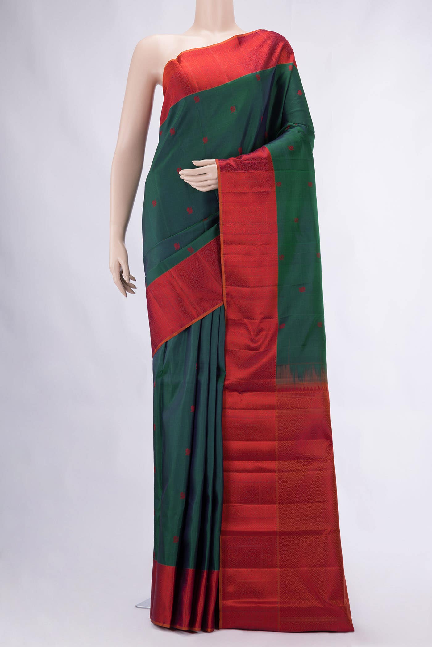 Green Kanchipuram Silk Saree