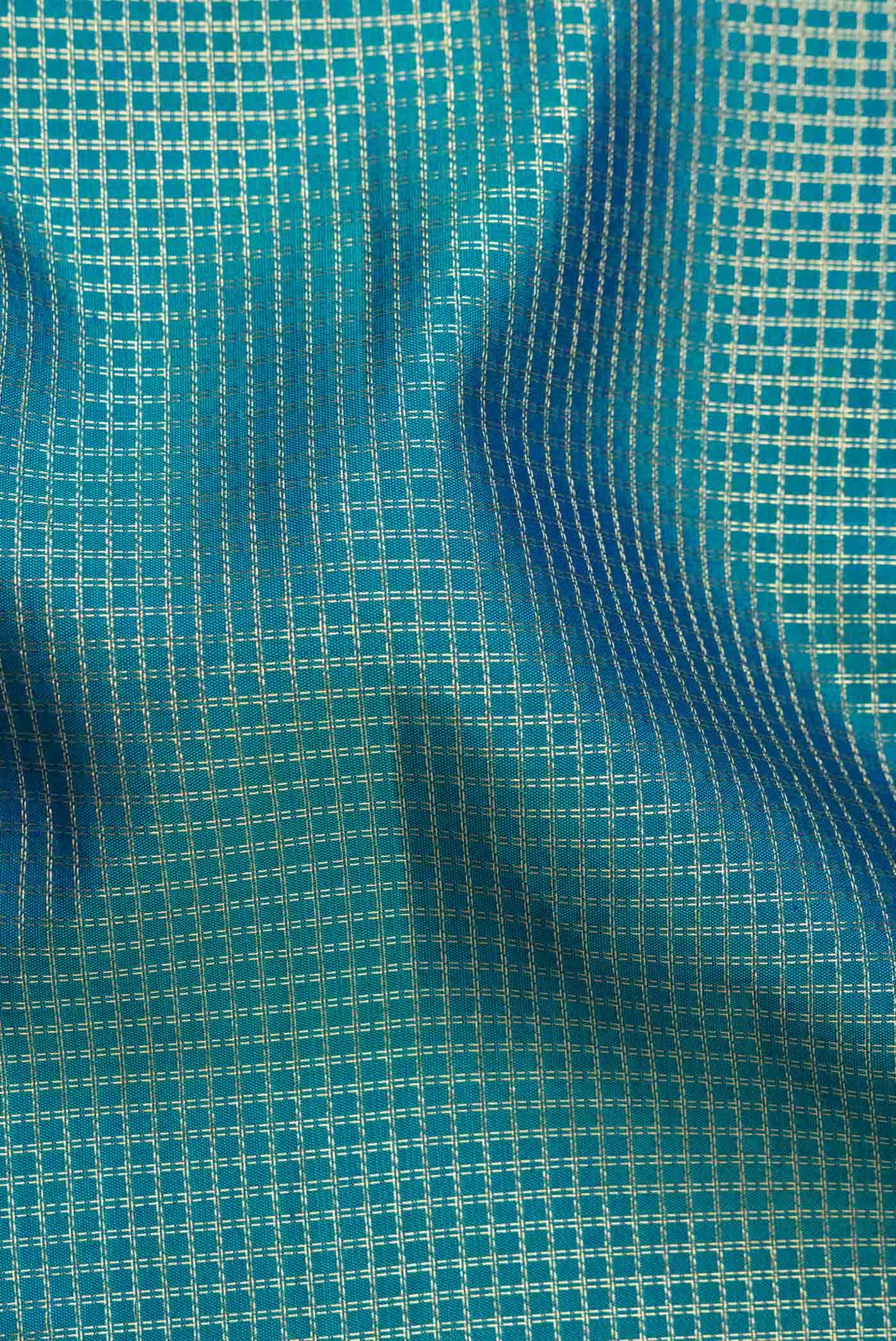 Green Dual Tone Kanchipuram Silk Saree