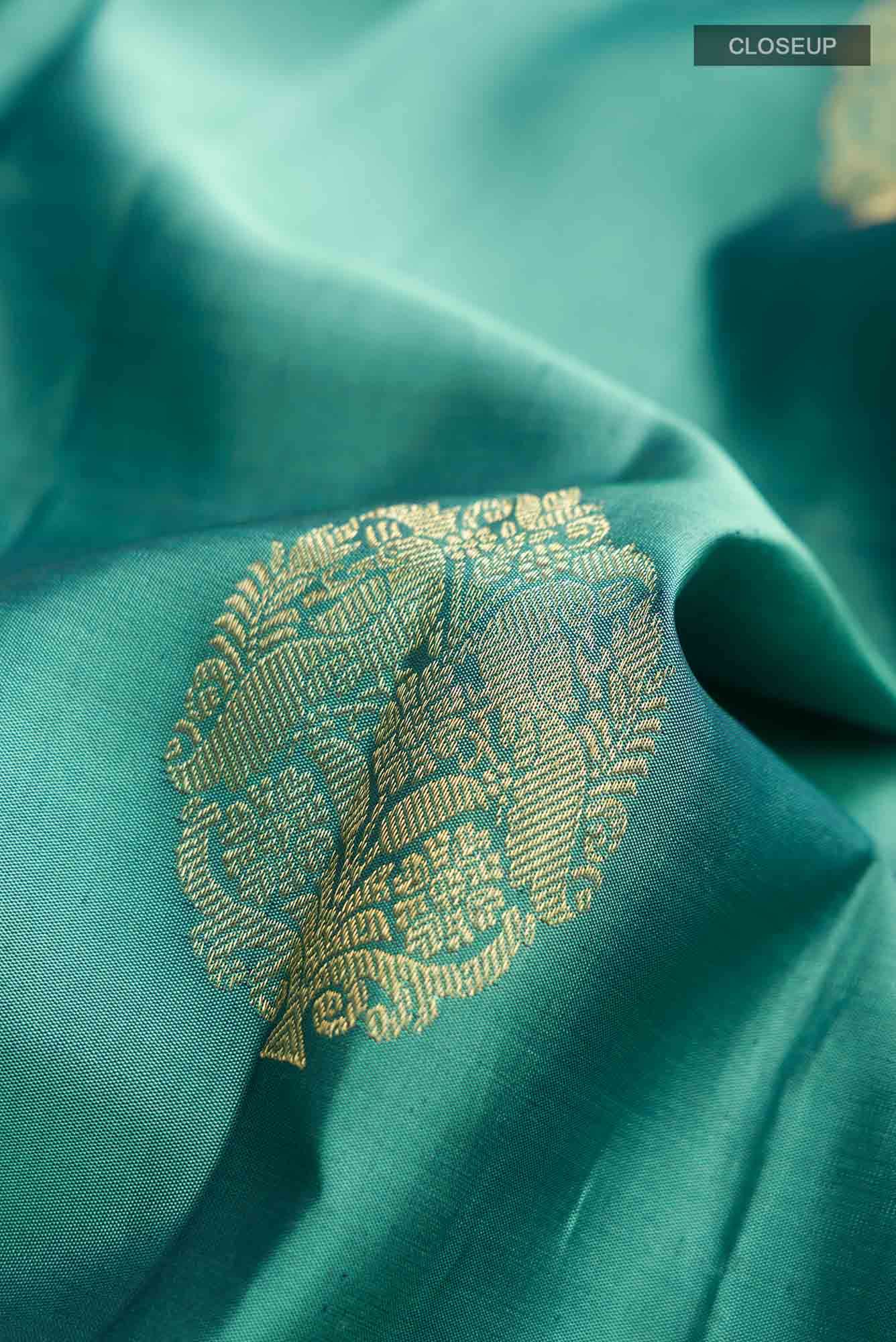 Green Kanchipuram Silk Saree