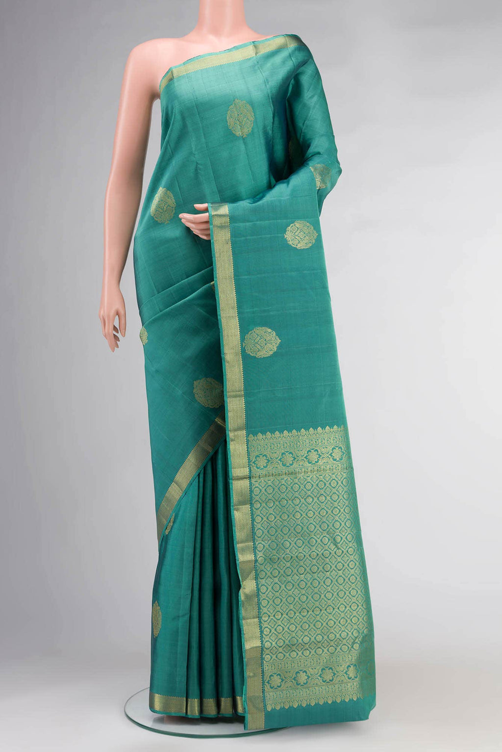 Green Kanchipuram Silk Saree