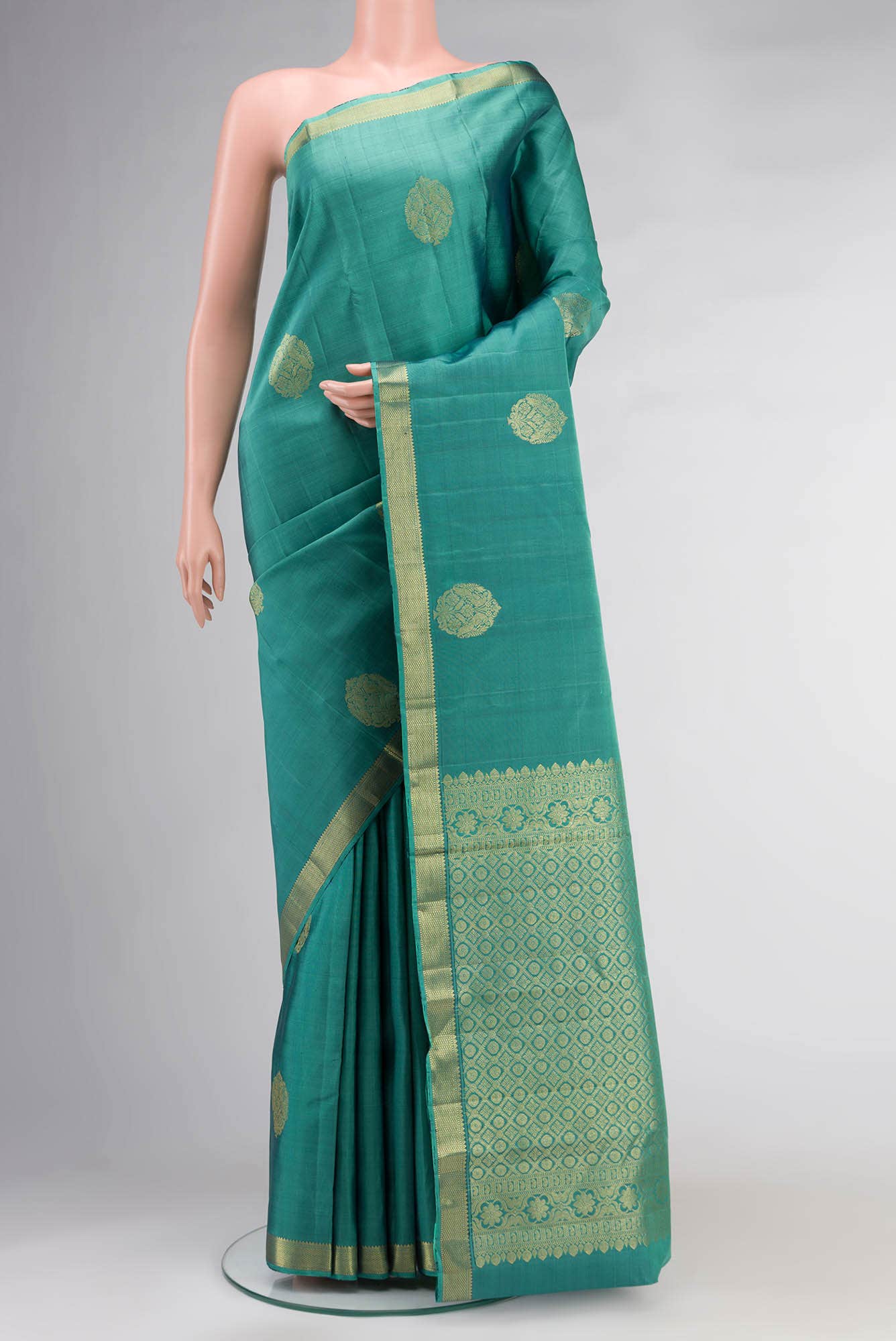 Green Kanchipuram Silk Saree