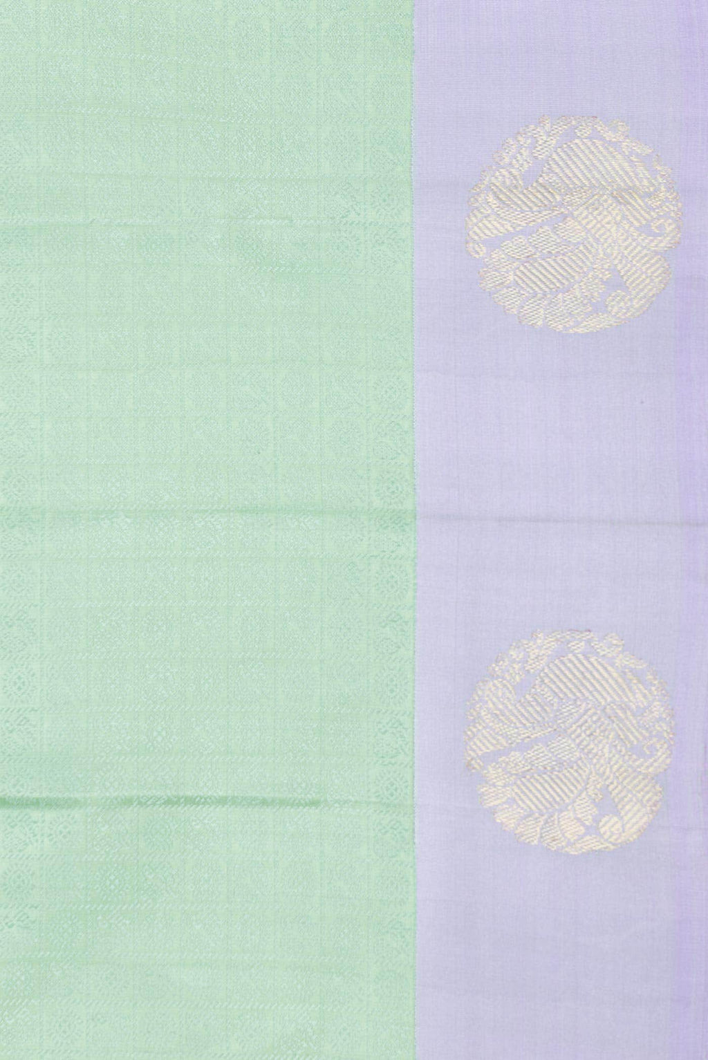 Green Dual Tone Kanchipuram Silk Saree