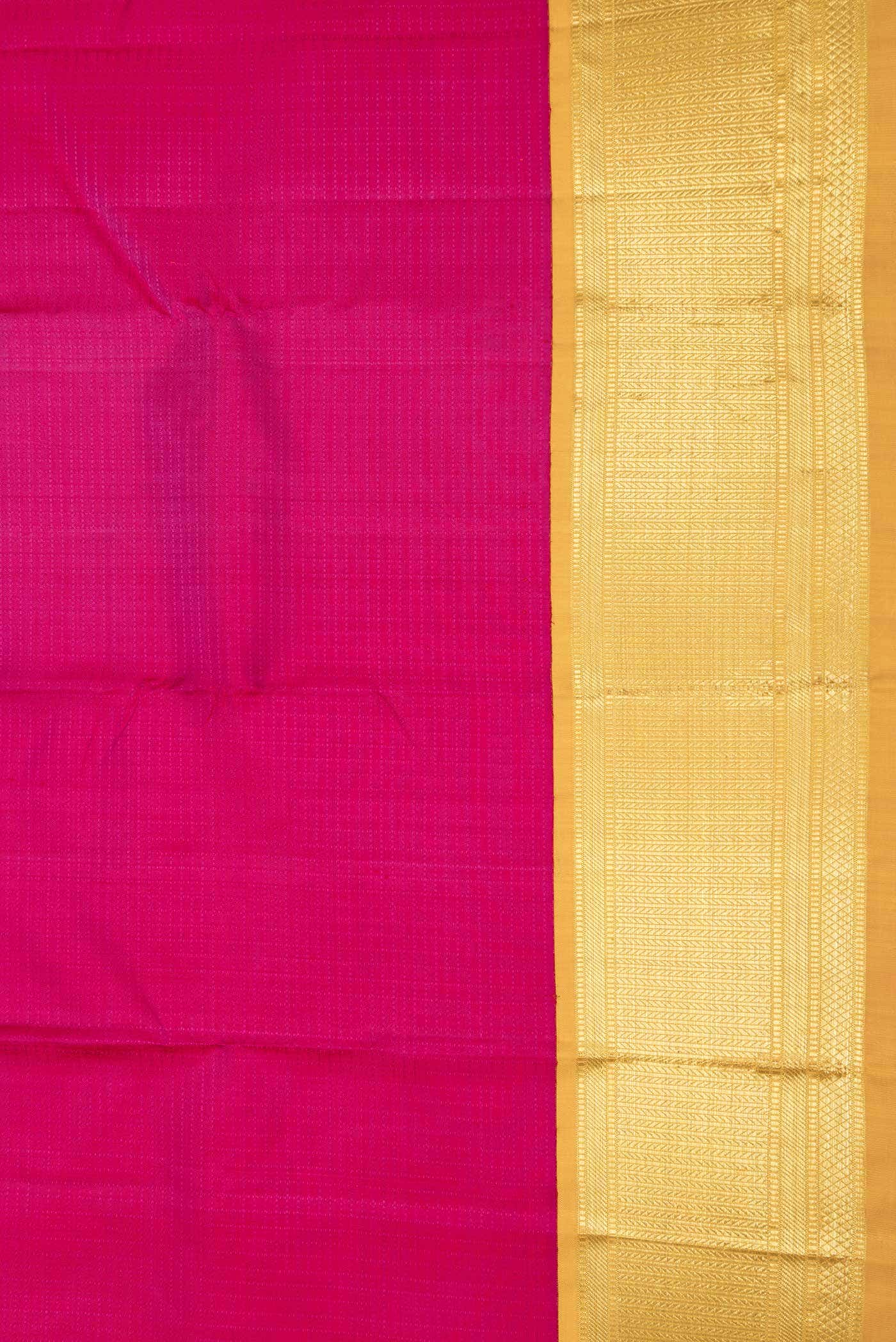 Pink Dual Tone Kanchipuram Silk Saree