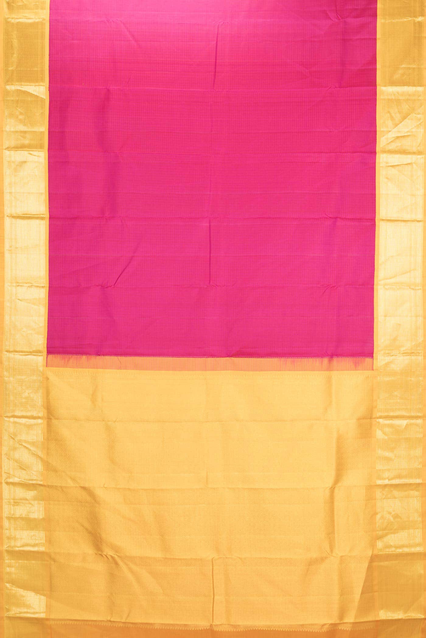 Pink Dual Tone Kanchipuram Silk Saree