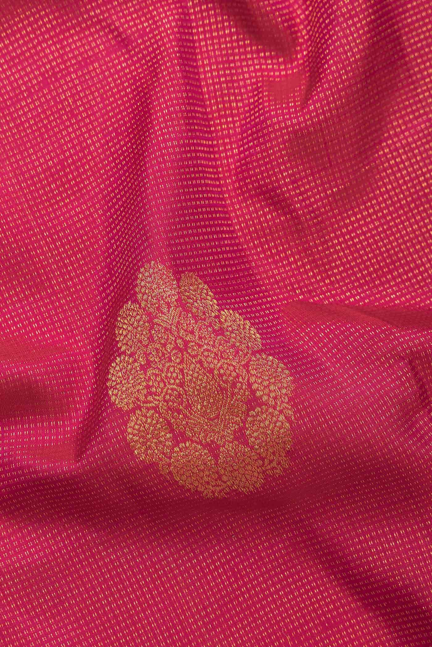 Red Dual Tone Kanchipuram Silk Saree