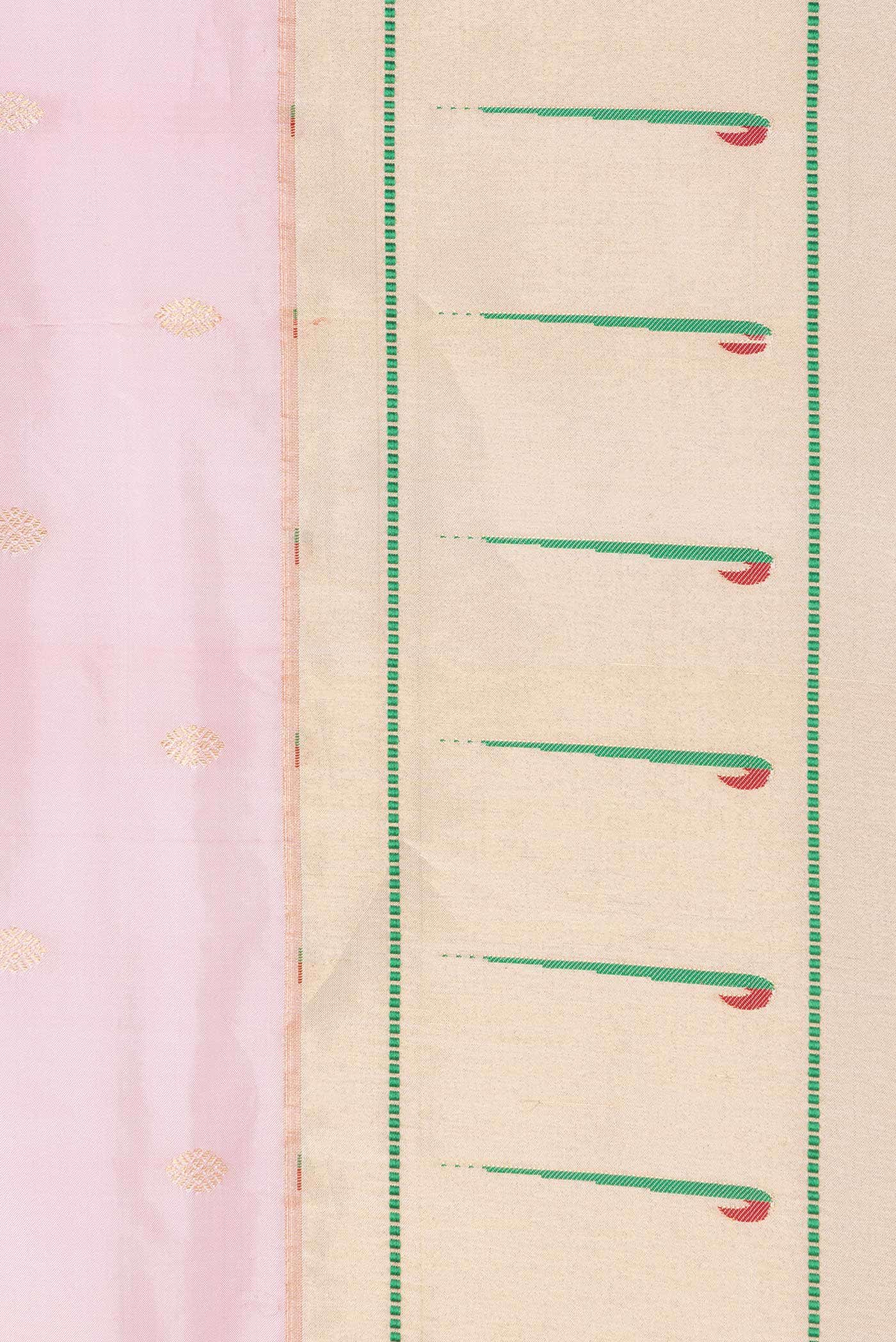 Pink Paithani Silk Saree