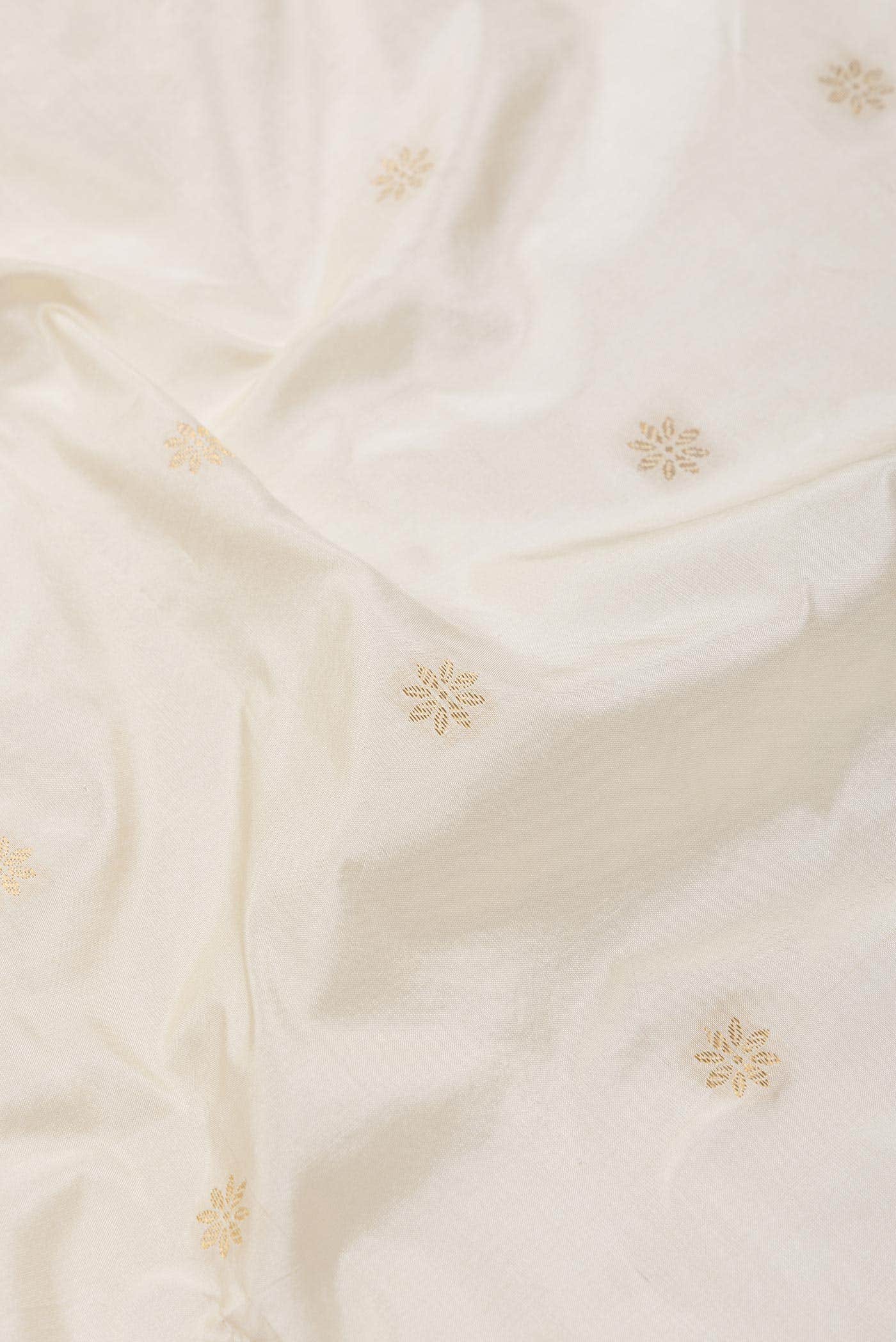 Off White Paithani Silk Saree