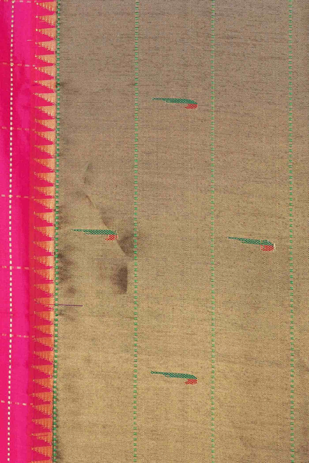 Pink Dual Tone Paithani Silk Saree