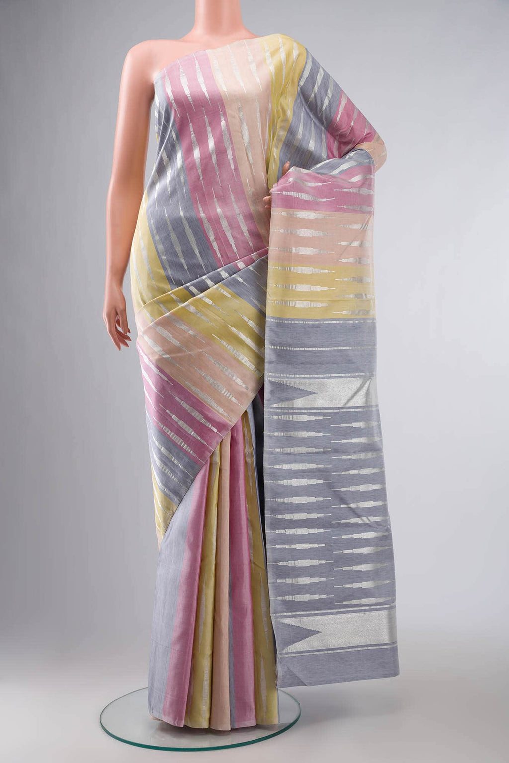 Multi Kanchipuram Silk Saree