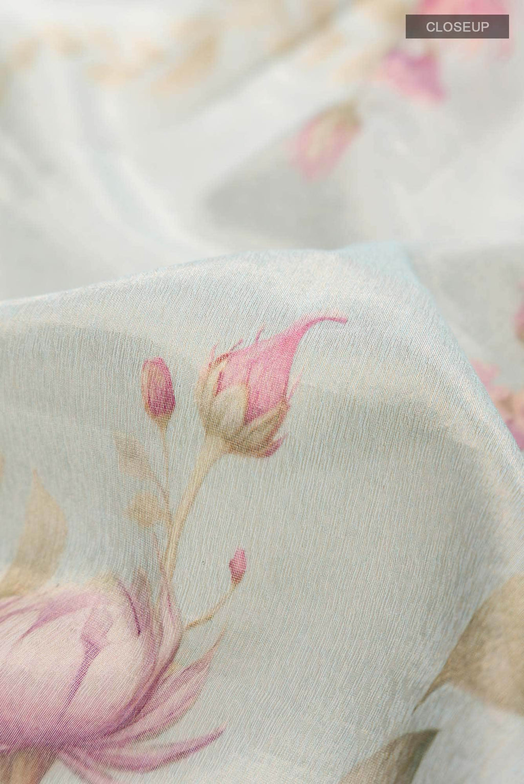 Blue Tissue Silk Saree