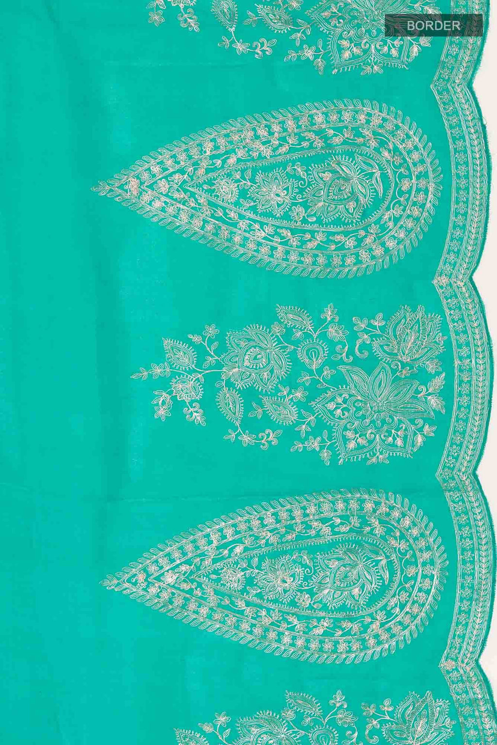 Green Organza Silk Saree