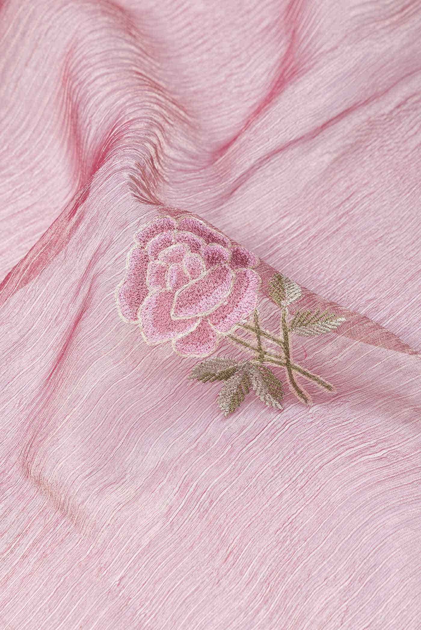 Pink Dual Tone Tissue Silk Saree