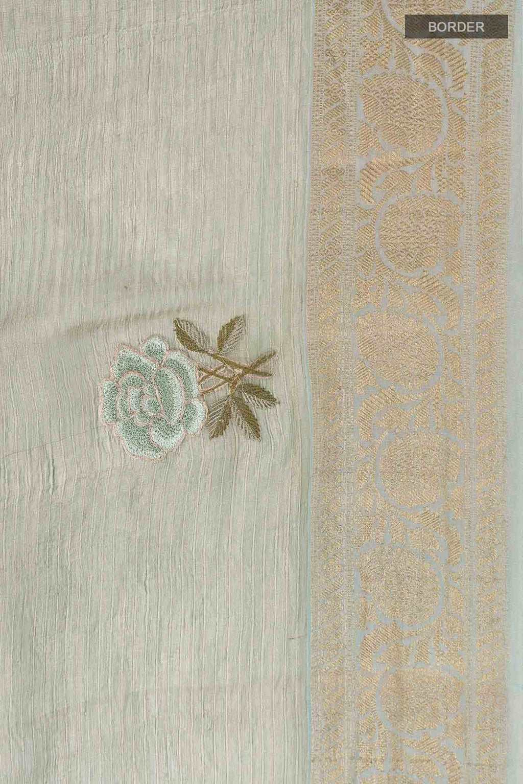 Green Organza Silk Saree