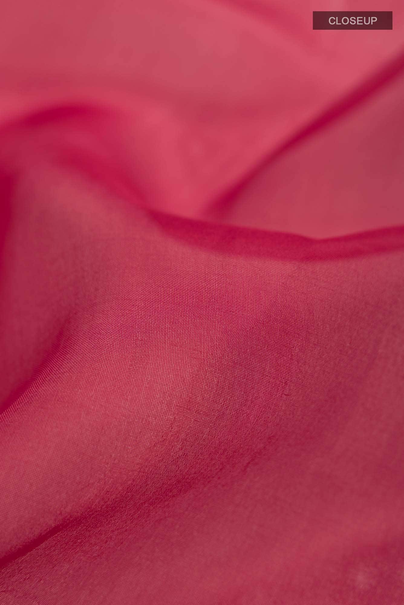 Red Organza Silk Saree