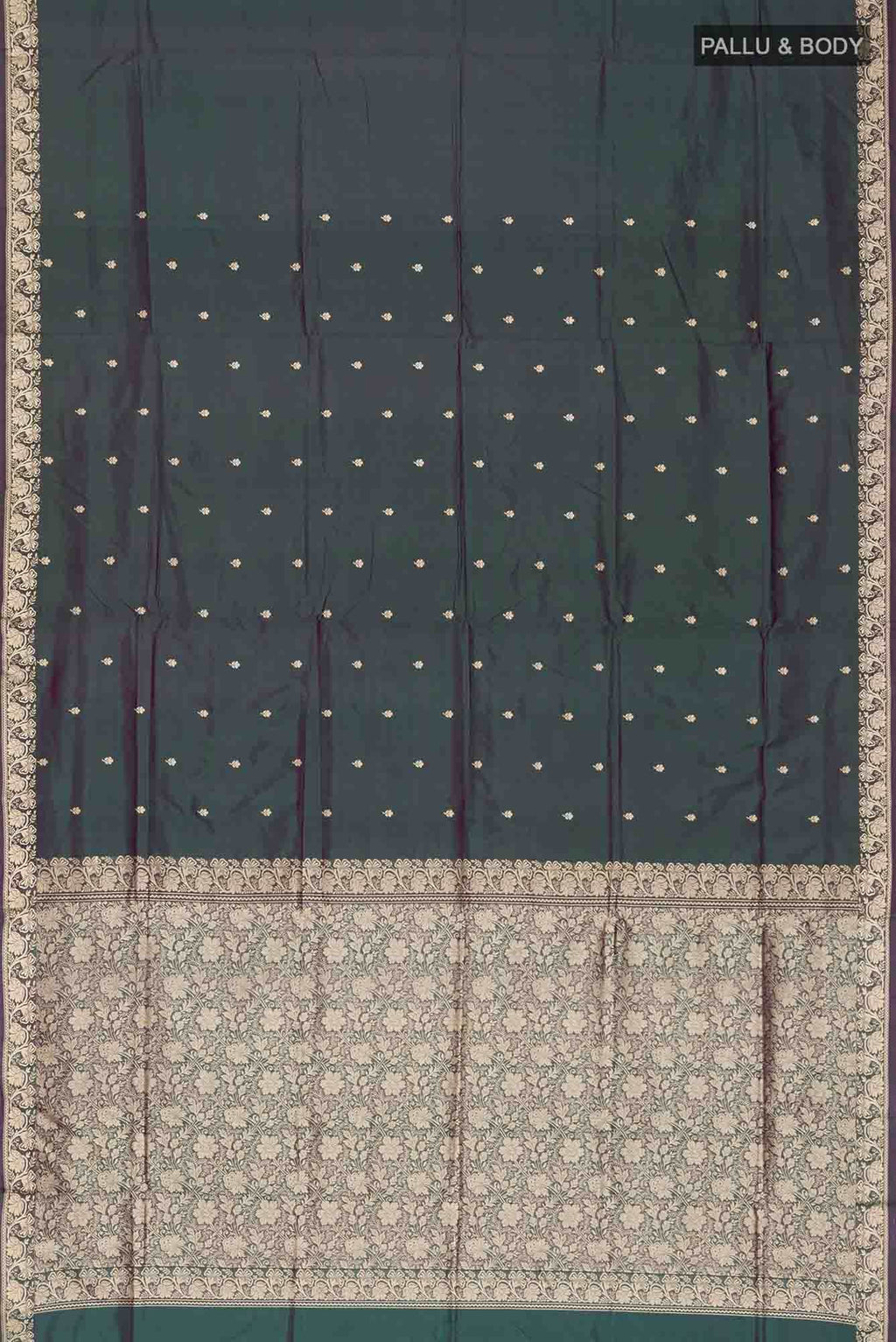 Green Banarasi Silk Saree