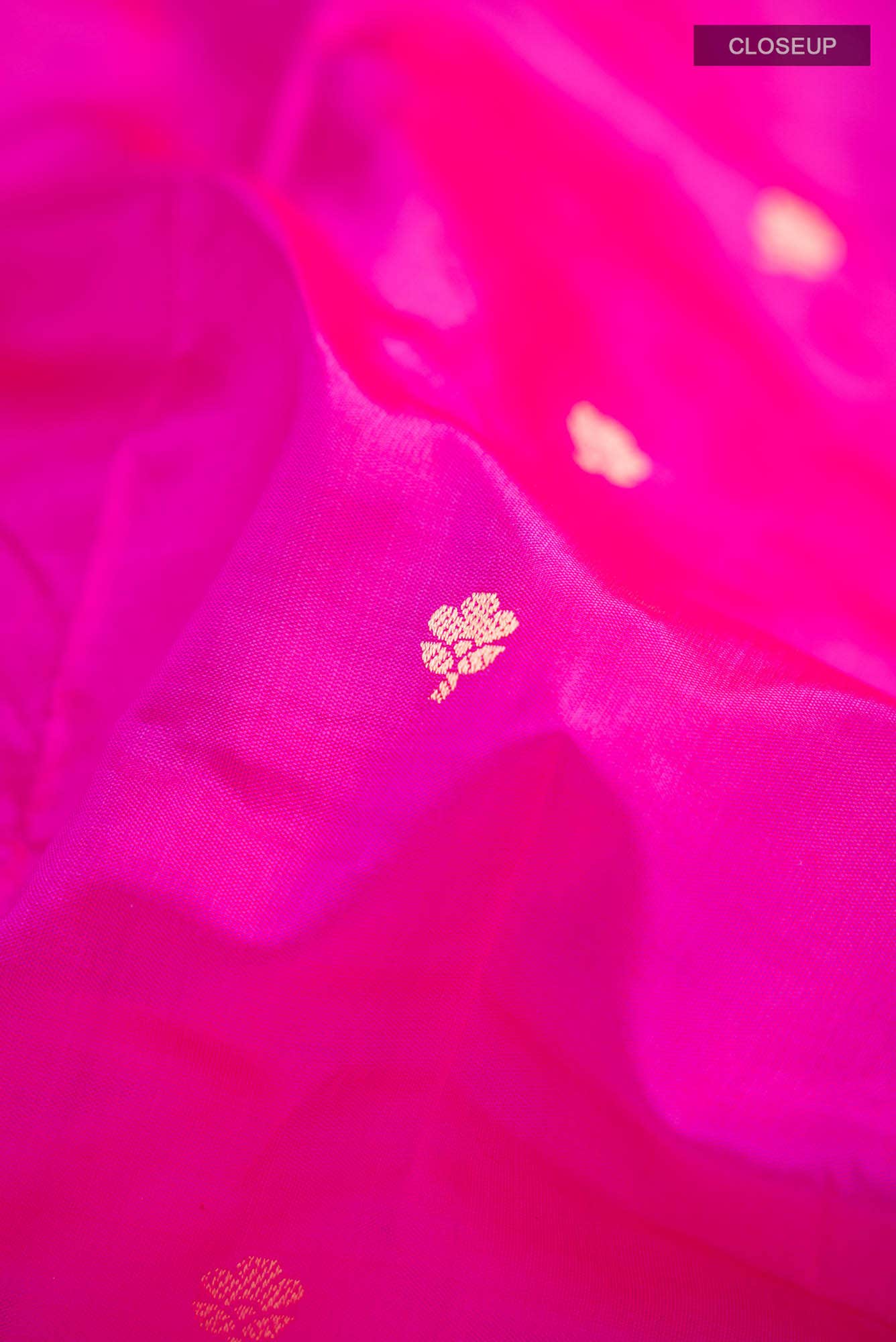 Pink Banarasi Silk Saree