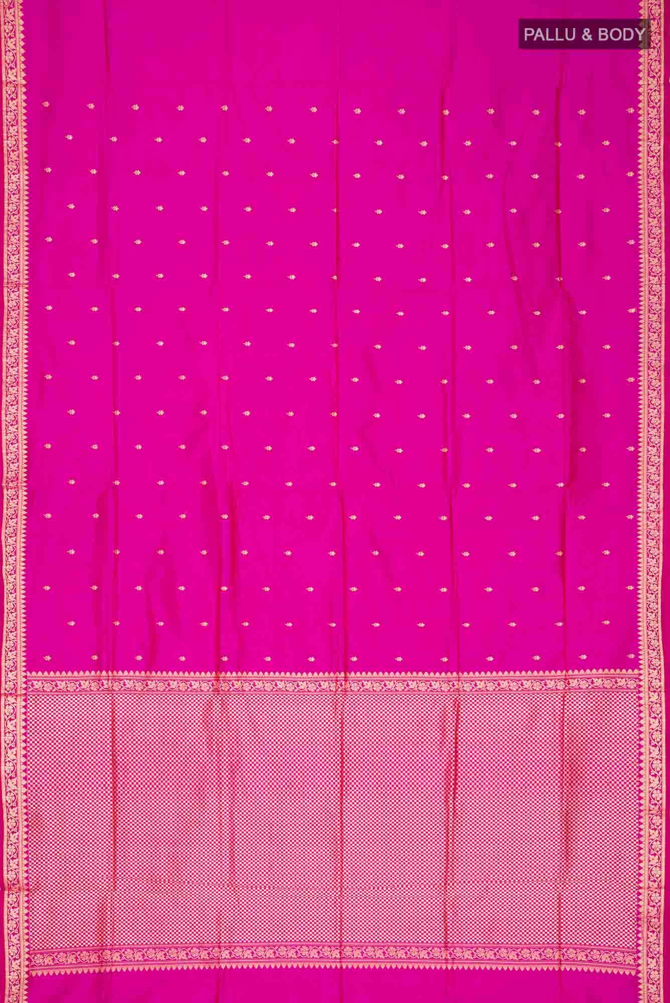 Pink Banarasi Silk Saree