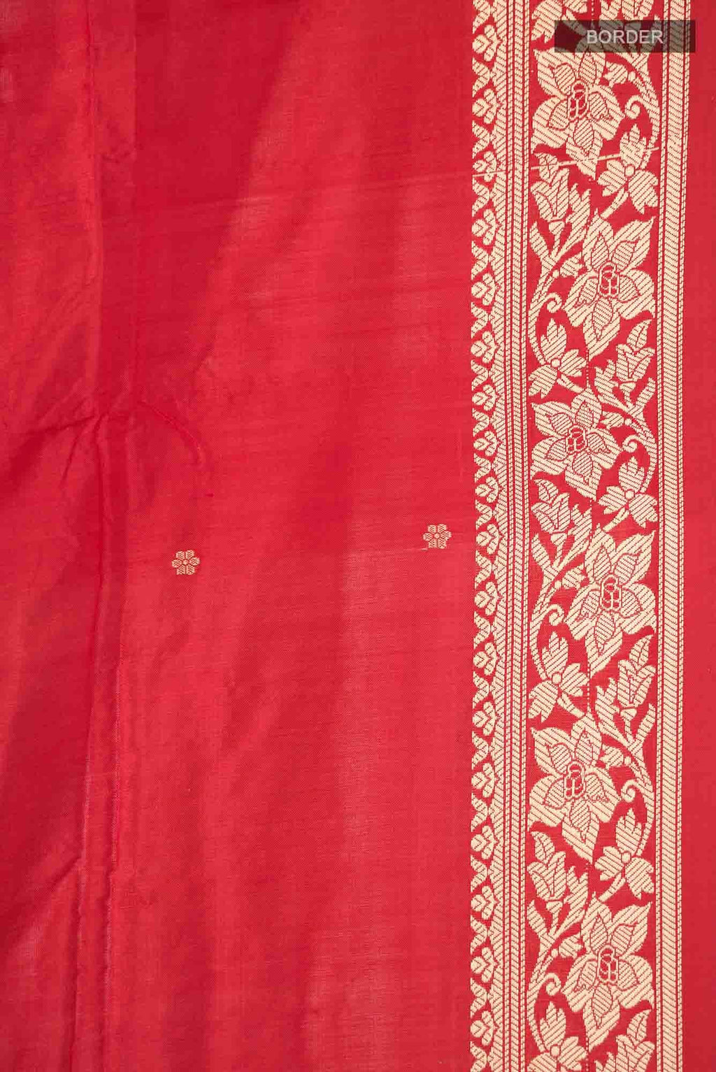 Red Banarasi Katan Silk Saree