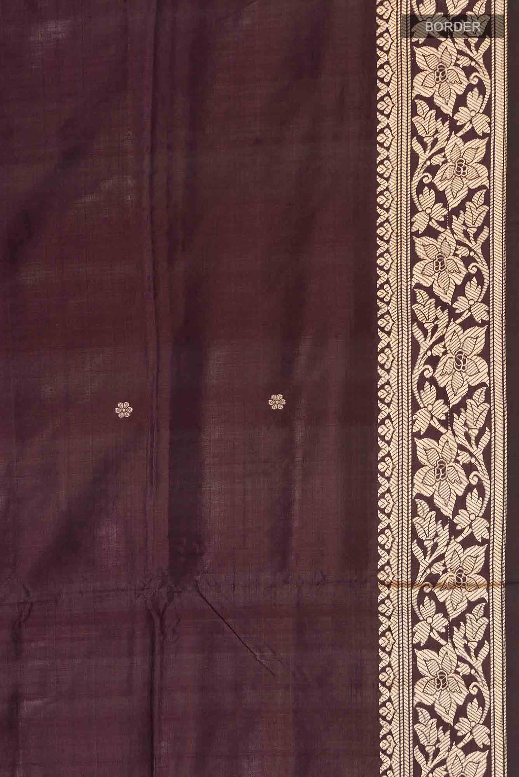 Brown Banarasi Katan Silk Saree