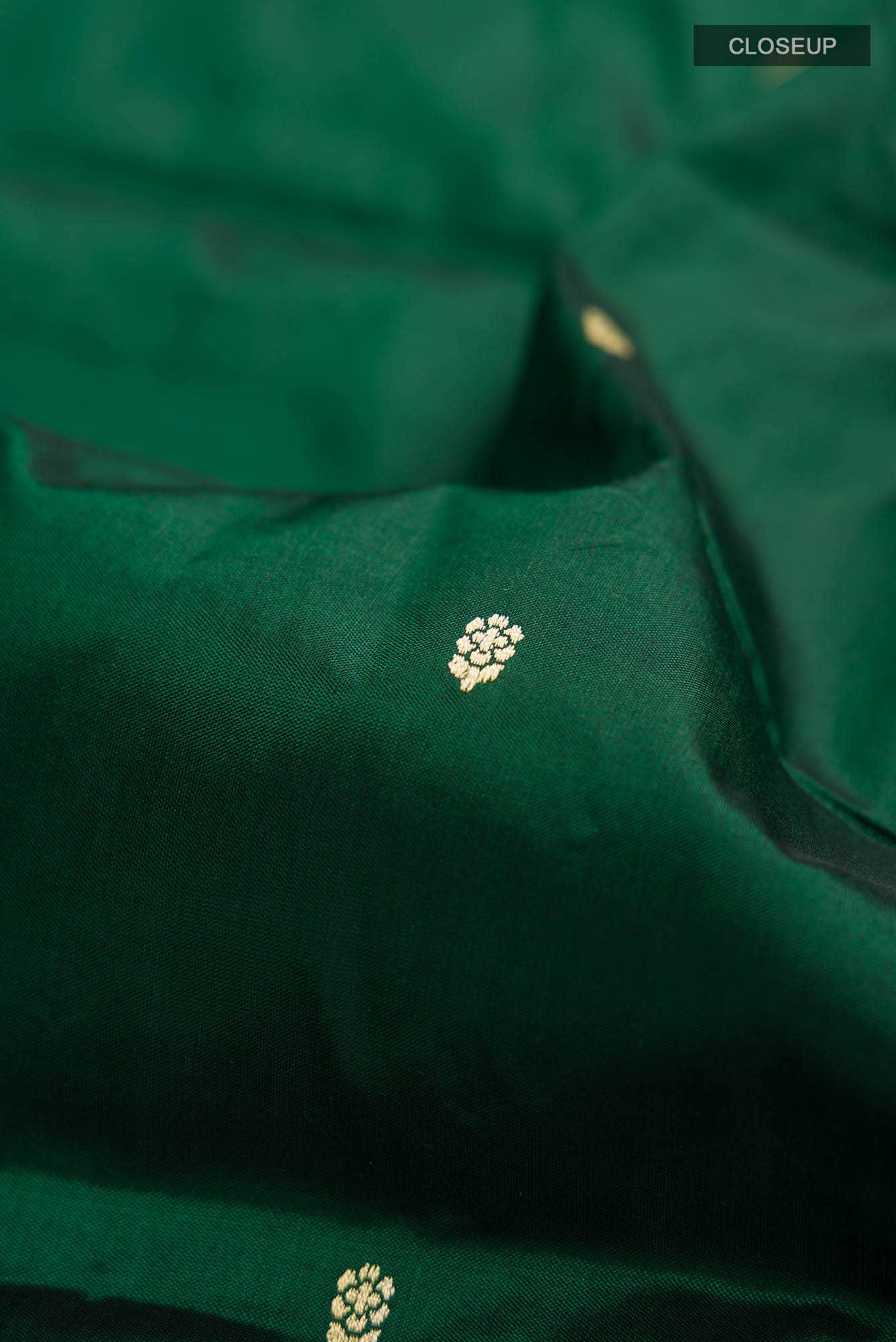 Green Banarasi Silk Saree
