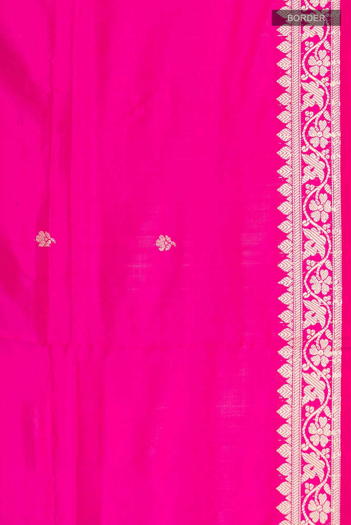 Pink Banarasi Katan Silk Saree