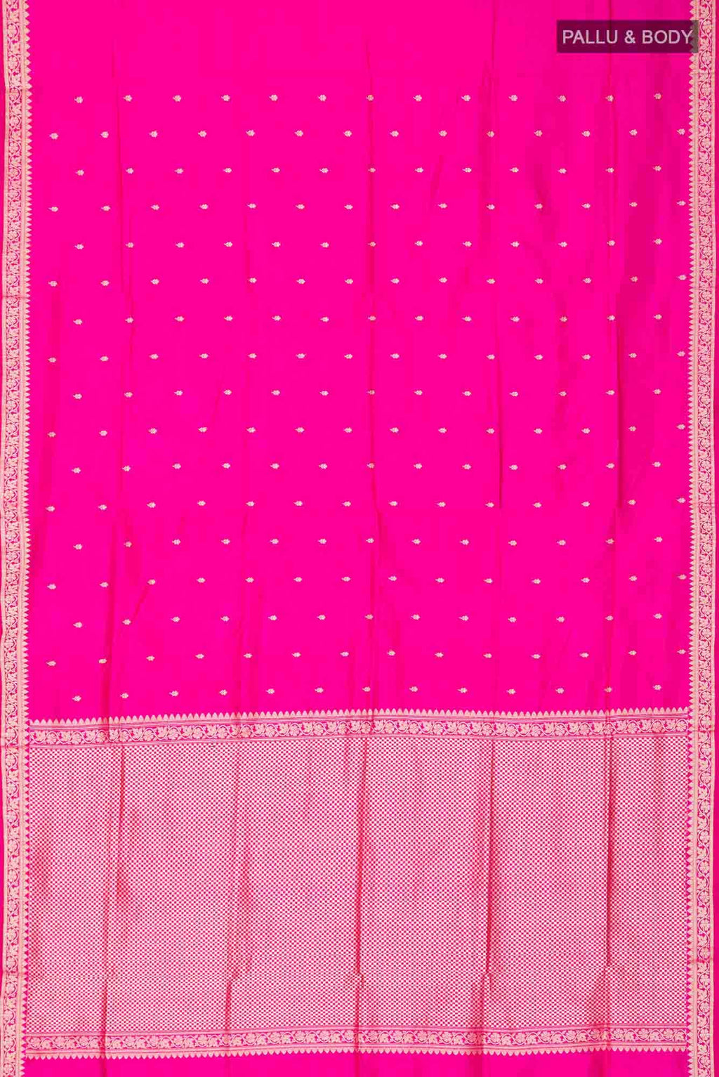 Pink Banarasi Katan Silk Saree