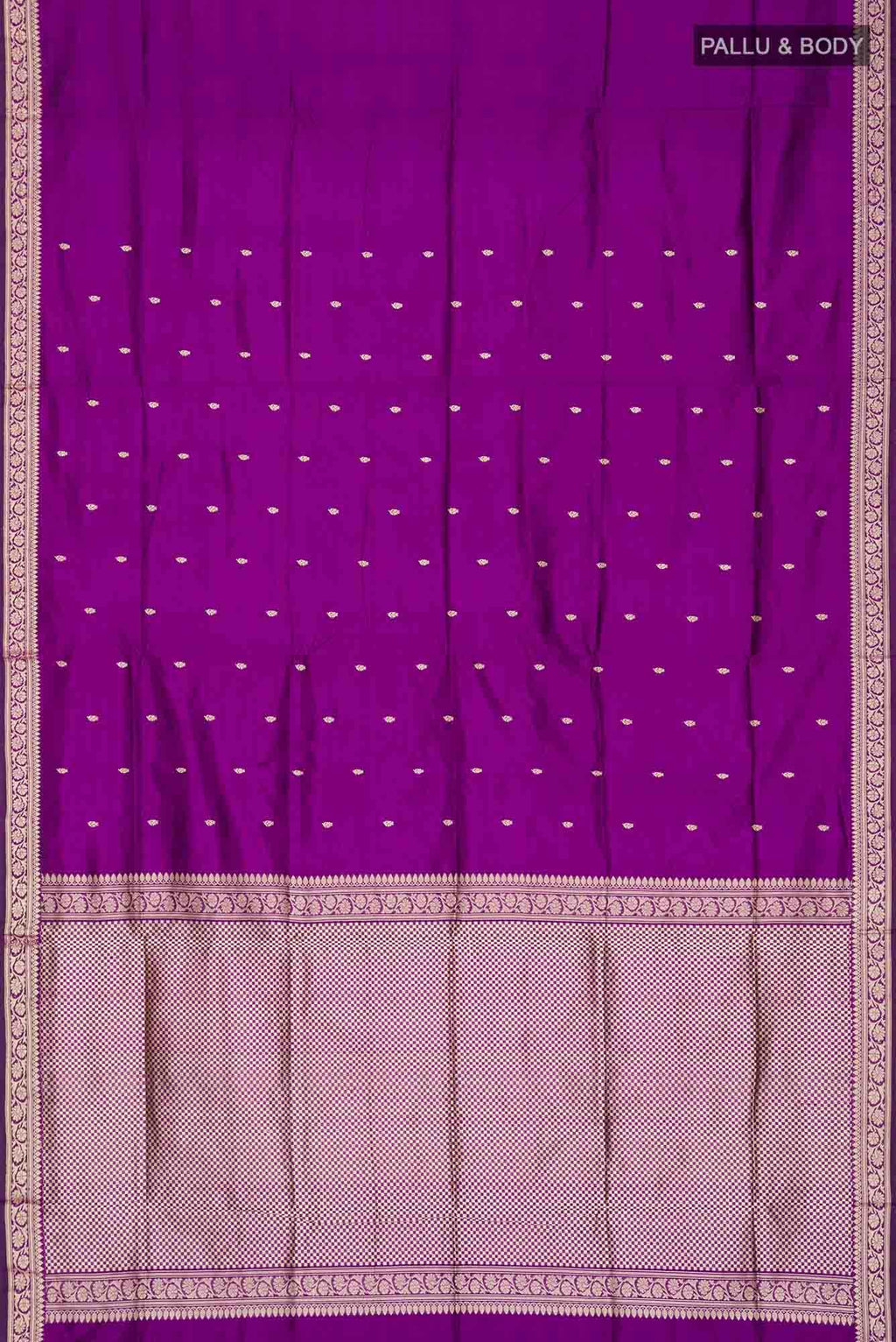 Purple Banarasi Silk Saree