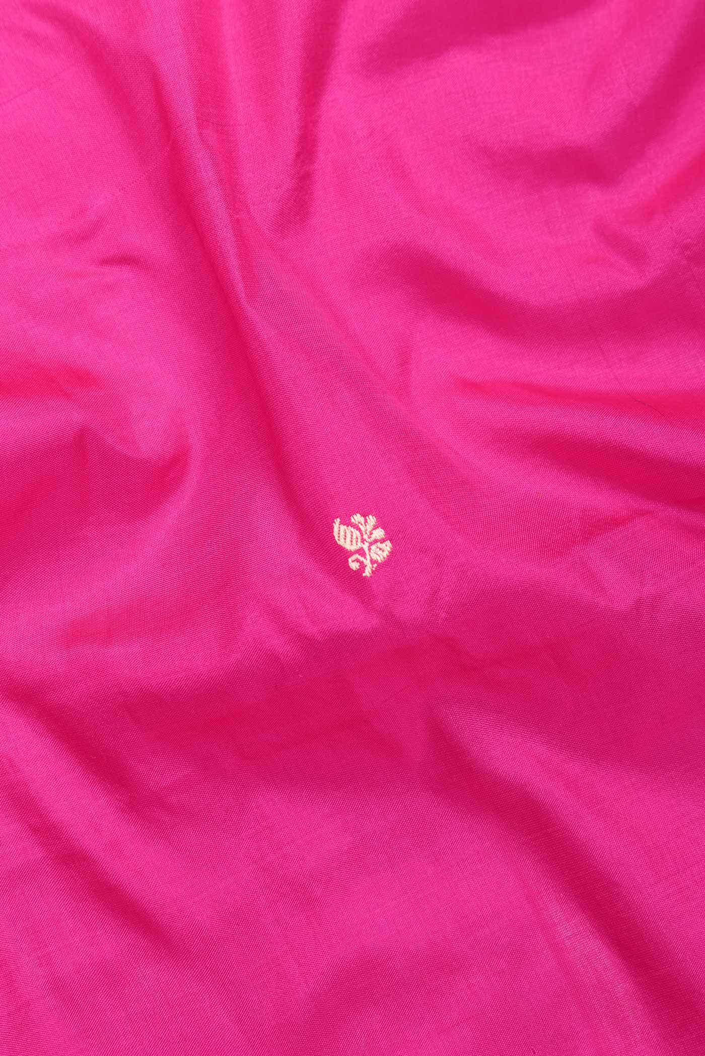 Pink Dual Tone Banarasi Silk Saree