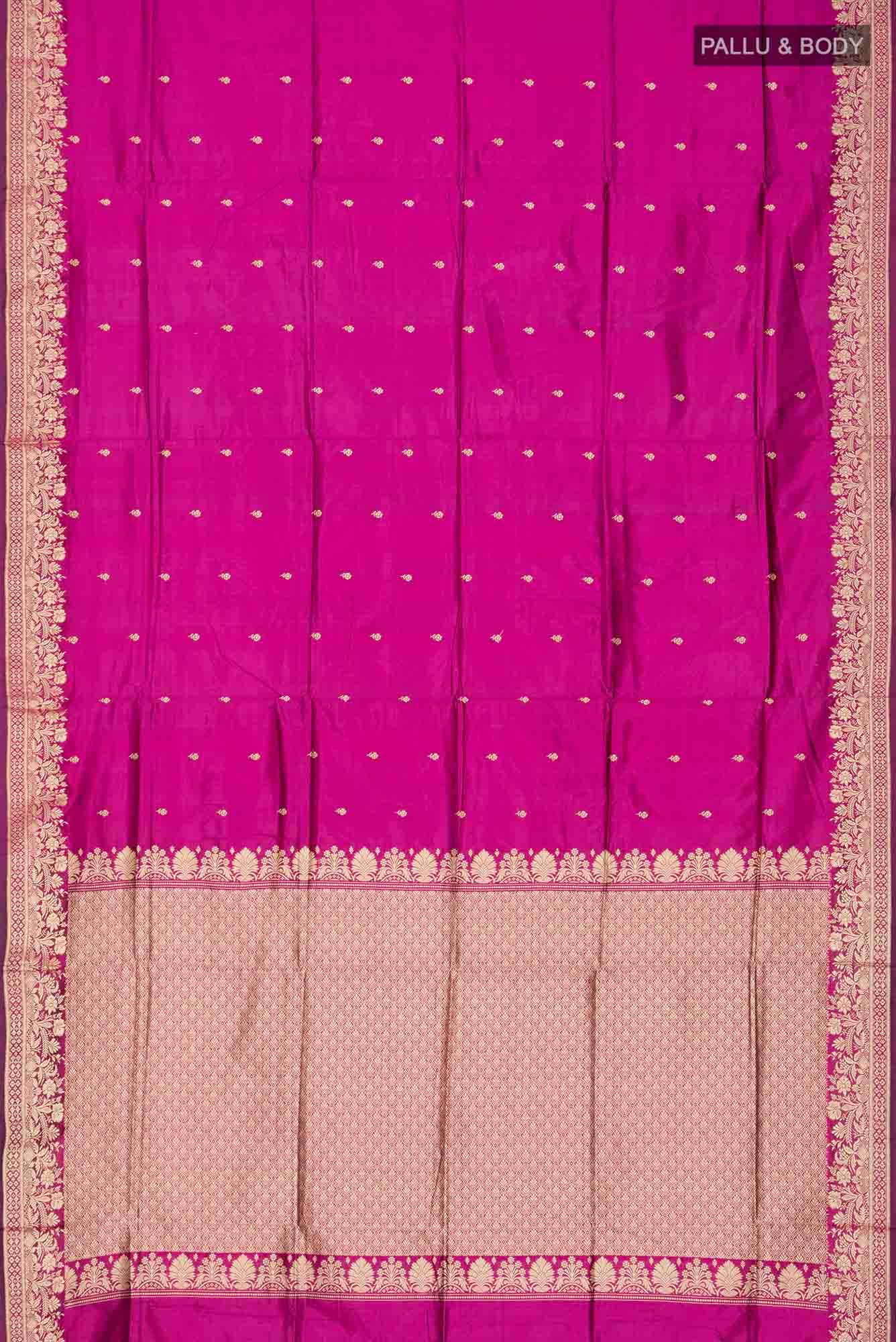 Purple Banarasi Silk Saree
