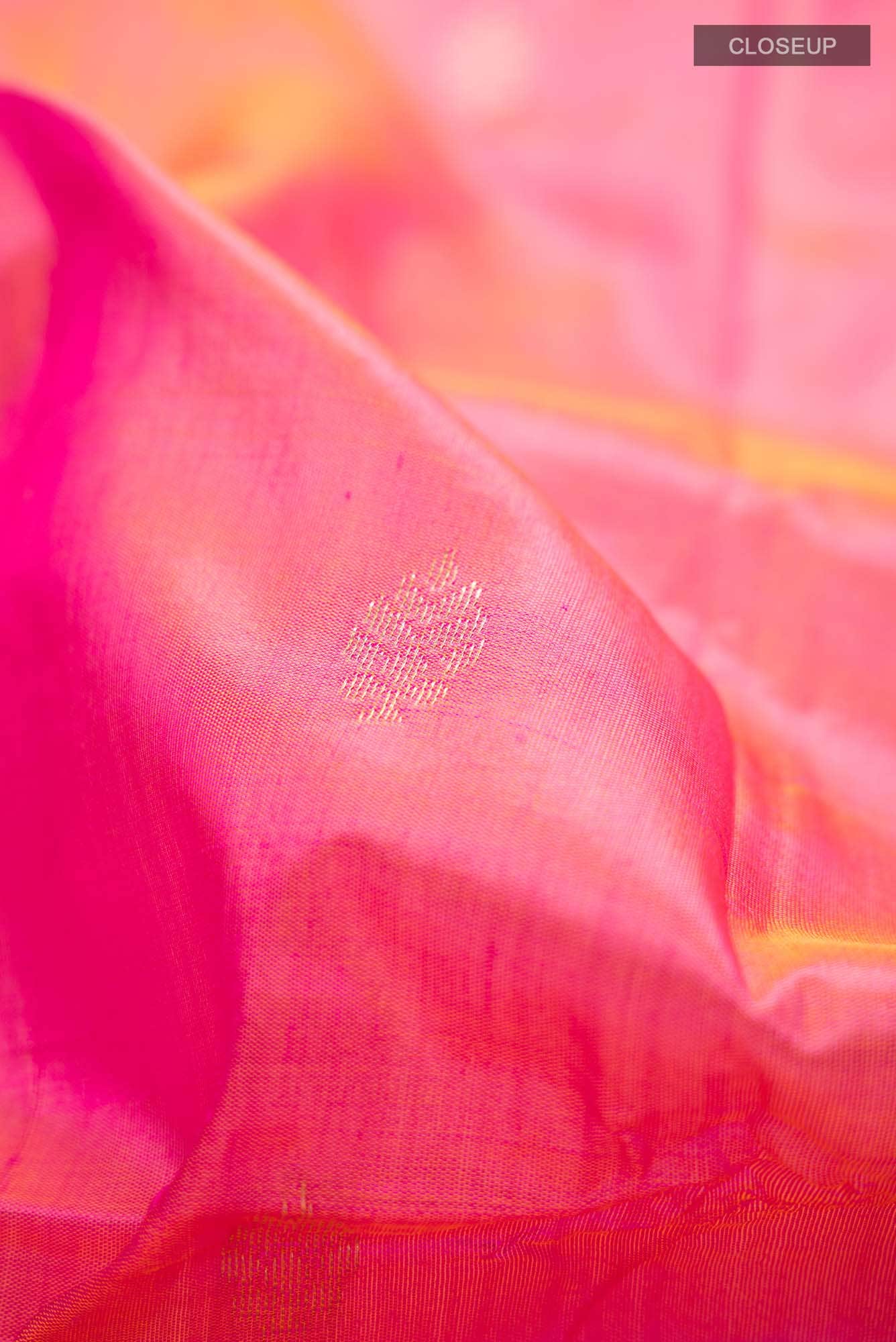 Pink Banarasi Katan Silk Saree