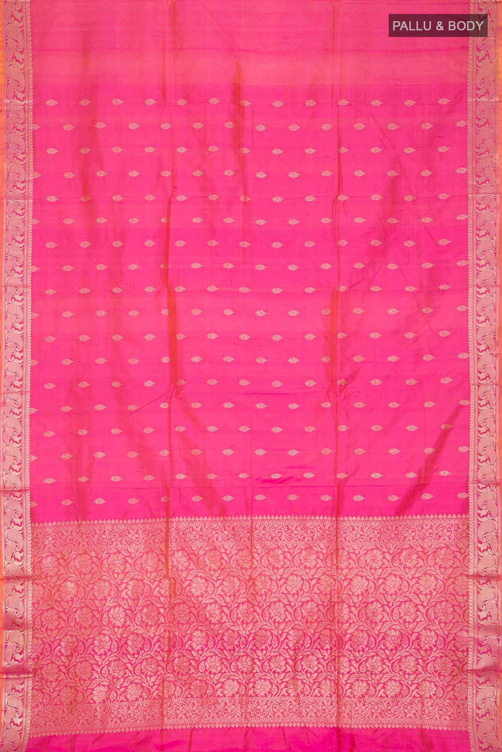 Pink Banarasi Katan Silk Saree