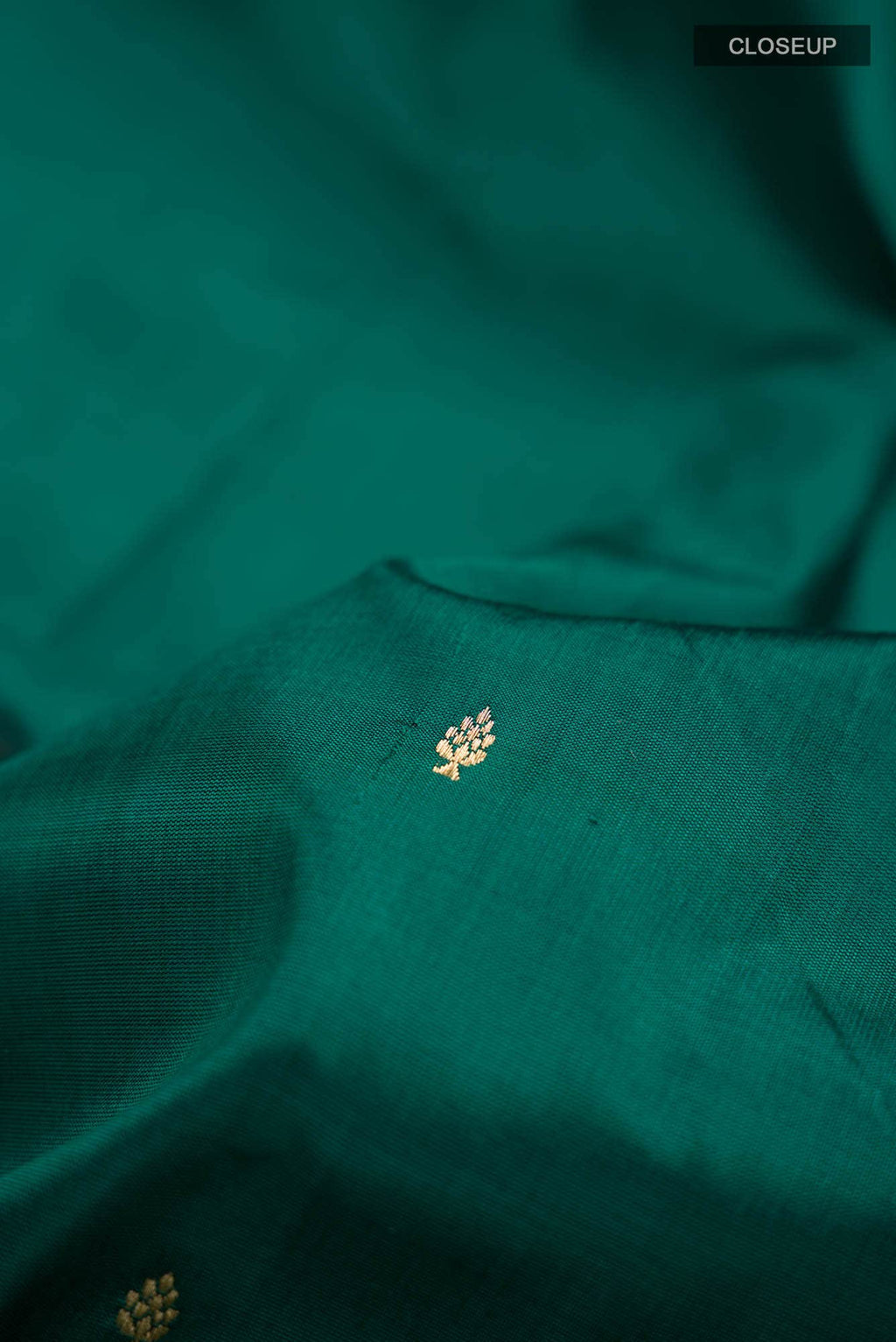 Green Banarasi Katan Silk Saree