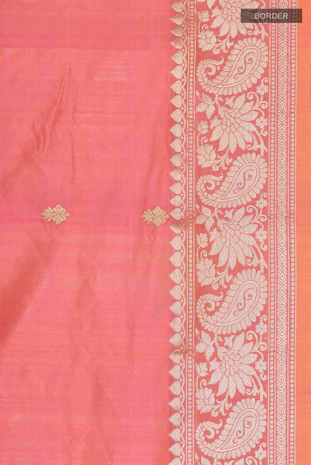 Pink Banarasi Katan Silk Saree