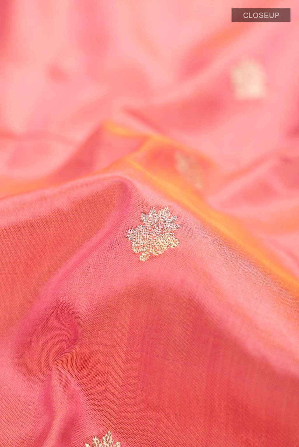 Pink Banarasi Katan Silk Saree