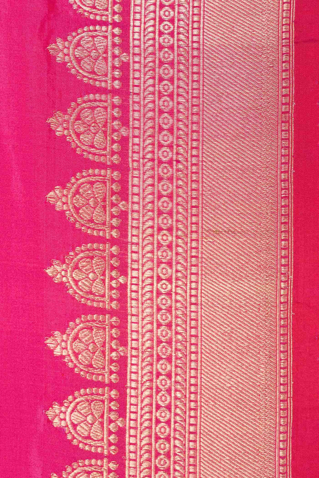 Pink Dual Tone Banarasi Silk Saree