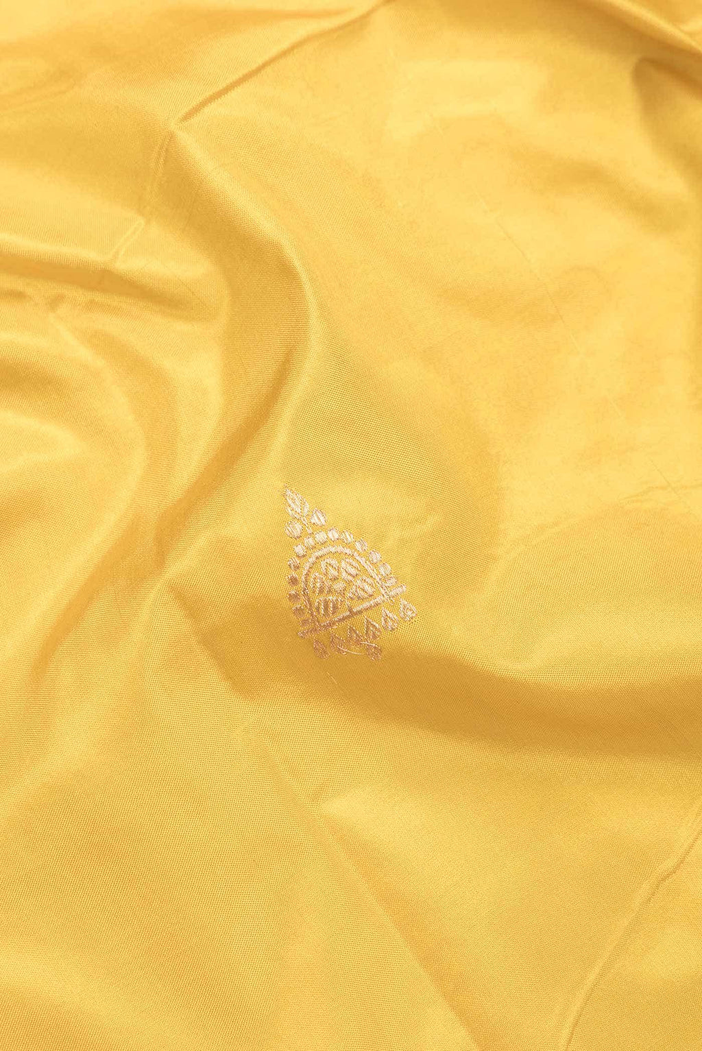 Mustard Dual Tone Banarasi Silk Saree