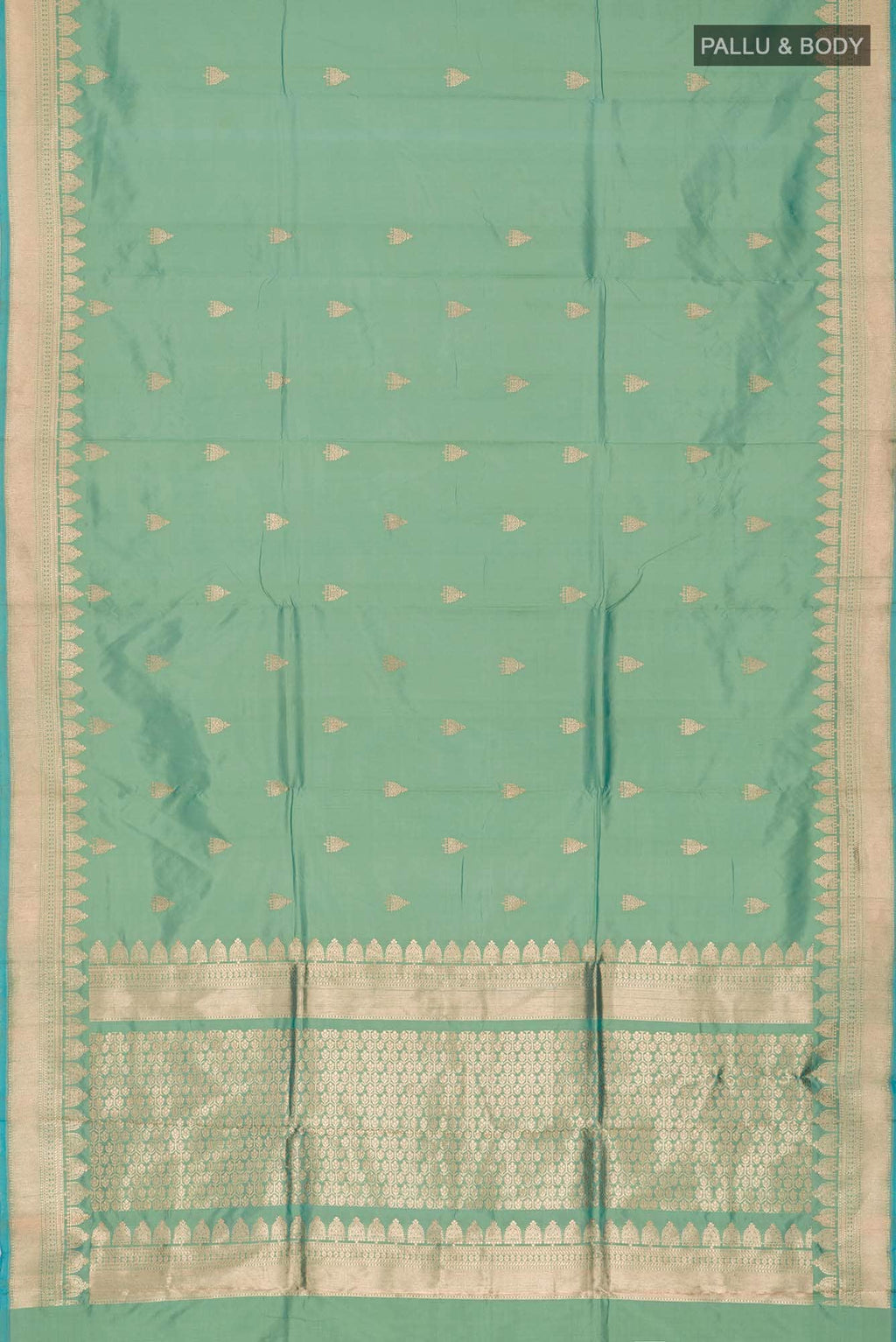 Green Banarasi Katan Silk Saree