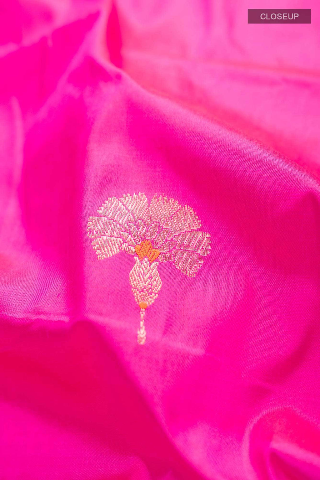 Pink Banarasi Katan Silk Saree