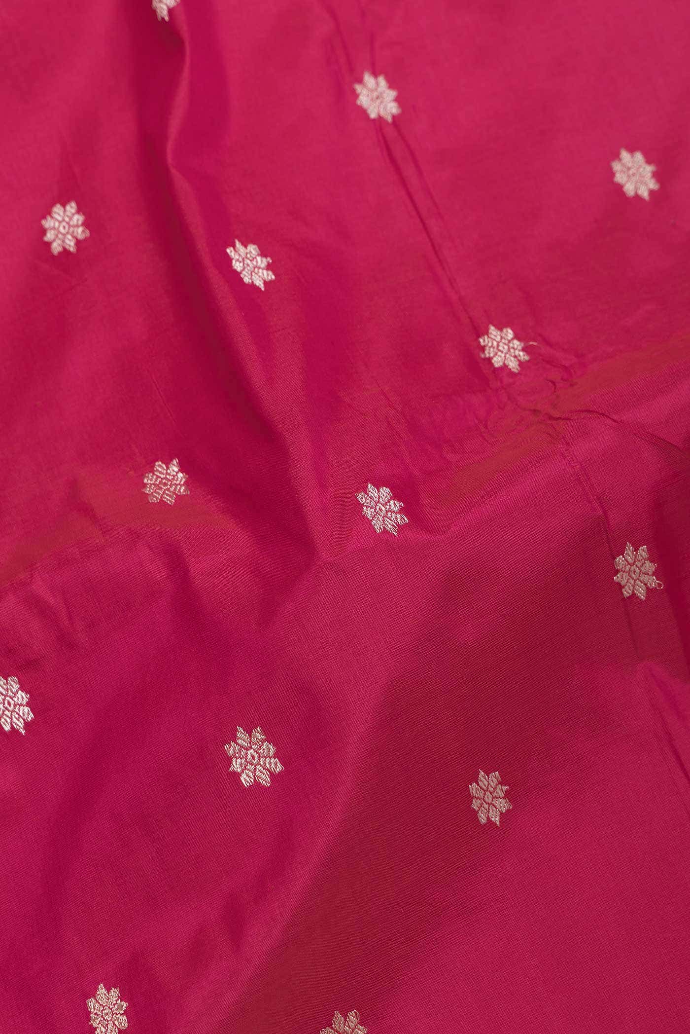 Pink Dual Tone Banarasi Silk Saree